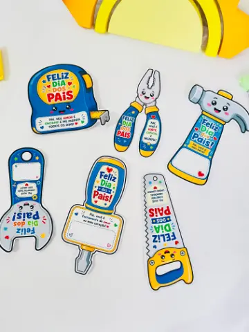 Kit Cartão Ferramentas Dia dos Pais em PDF — capa do material