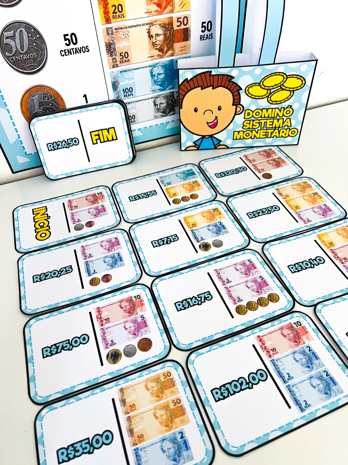 Kit Cartaz e Dominó Sistema Monetário Brasileiro — amostra 5: Kit Cartaz e Dominó Sistema Monetário Brasileiro O Kit Cartaz… Kit Cartaz e Dominó Sistema Monetário Brasileiro — amostra 5: Kit Cartaz e Dominó Sistema Monetário Brasileiro O Kit Cartaz…