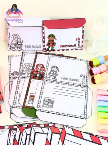 KIT CARTINHAS DE NATAL – UM CORREIO CHEIO DE AFETO! — amostra 1: 🎁 O KIT CONTÉM: