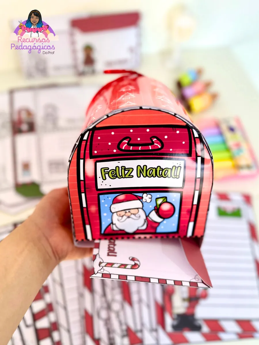 KIT CARTINHAS DE NATAL – UM CORREIO CHEIO DE AFETO! — Atividades para Ensino Fundamental I (1º–5º): As crianças escrevem ou…
