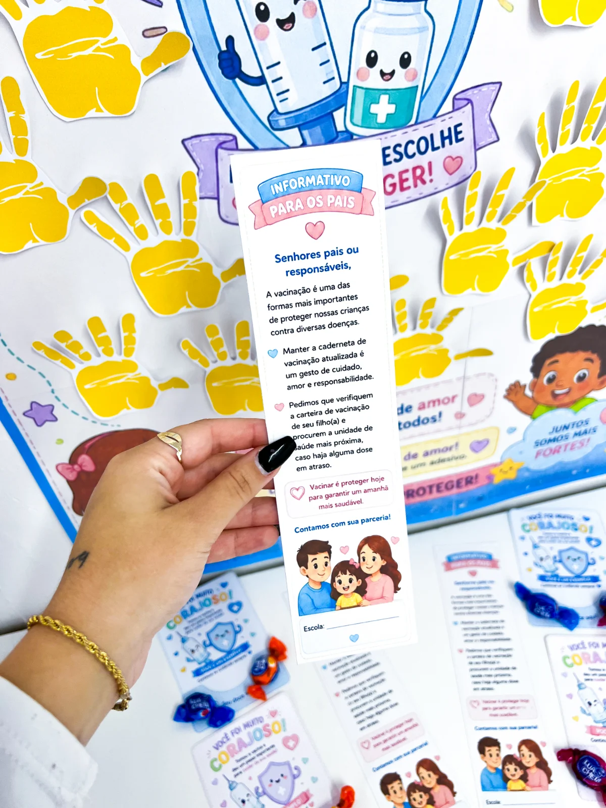 Kit Cartões e Cartazes Campanha de Vacinação — amostra 2: Sobre o Kit Cartões e Cartazes Campanha de Vacinação