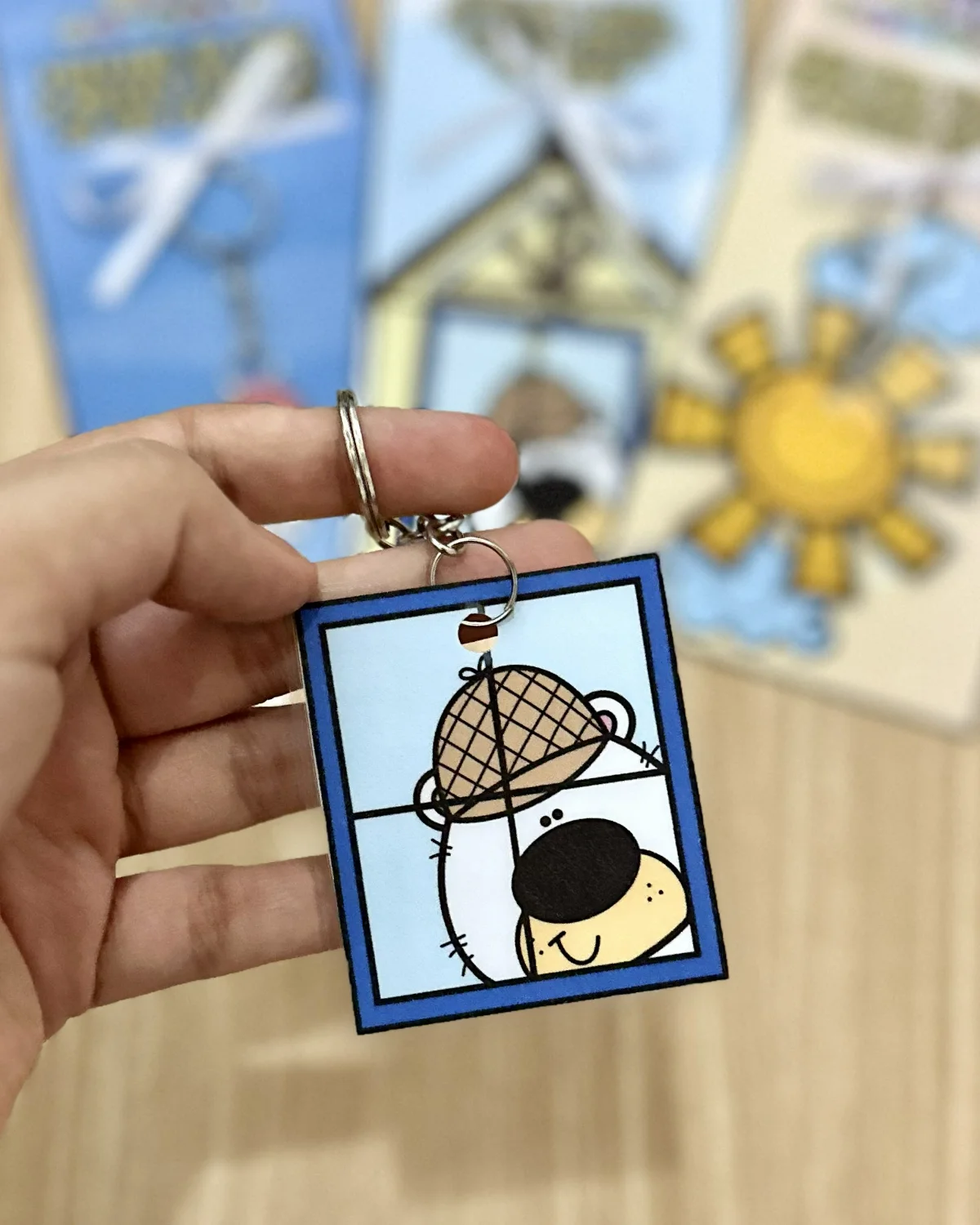 Kit Chaveiros – Lembrancinha de Volta às Aulas — amostra 6: Encante seus alunos no primeiro dia de aula com este kit de…