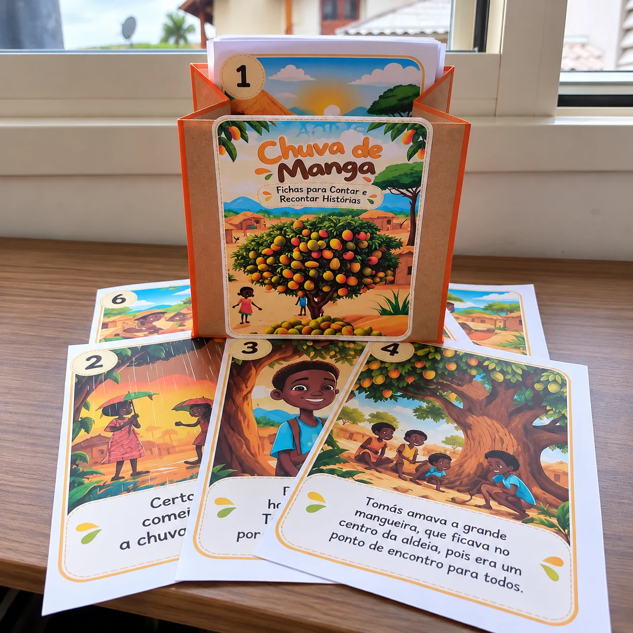 Kit Chuva de Manga – Luva e Fichas para Contar Histórias — amostra 2: Transforme a contação de histórias em uma experiência…