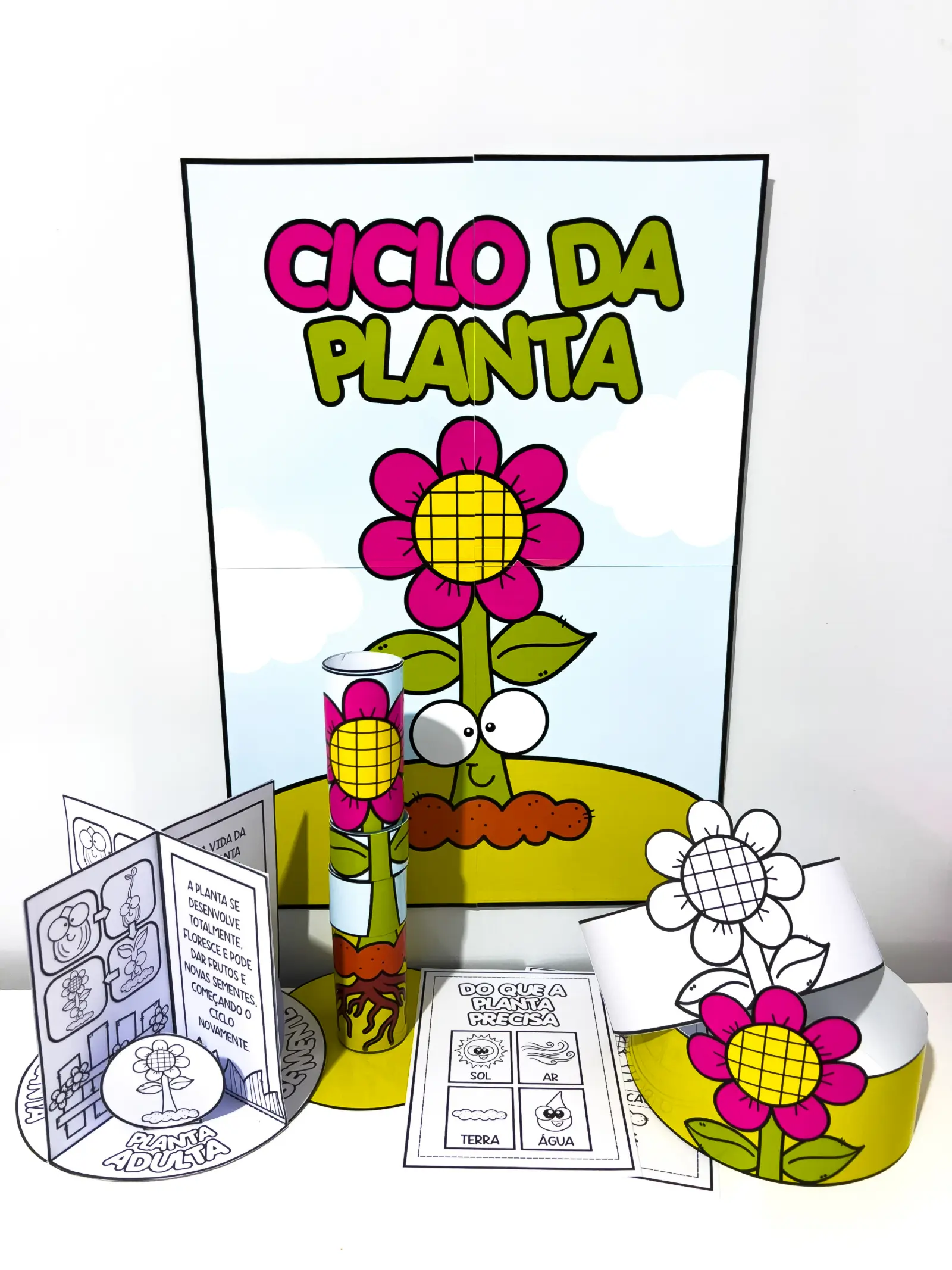 Kit Ciclo da Planta – Material Pedagógico — Alfabetização para Educação Infantil: Kit Ciclo da Planta é um recurso…