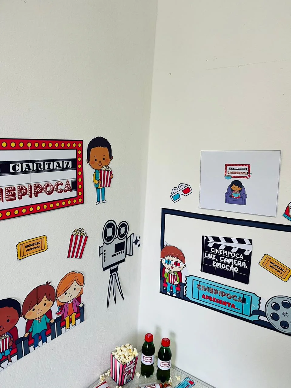 Kit Cinepipoca – Cinema na Escola Completo para Imprimir — amostra 2: Transforme a sala de aula em uma verdadeira sessão de…