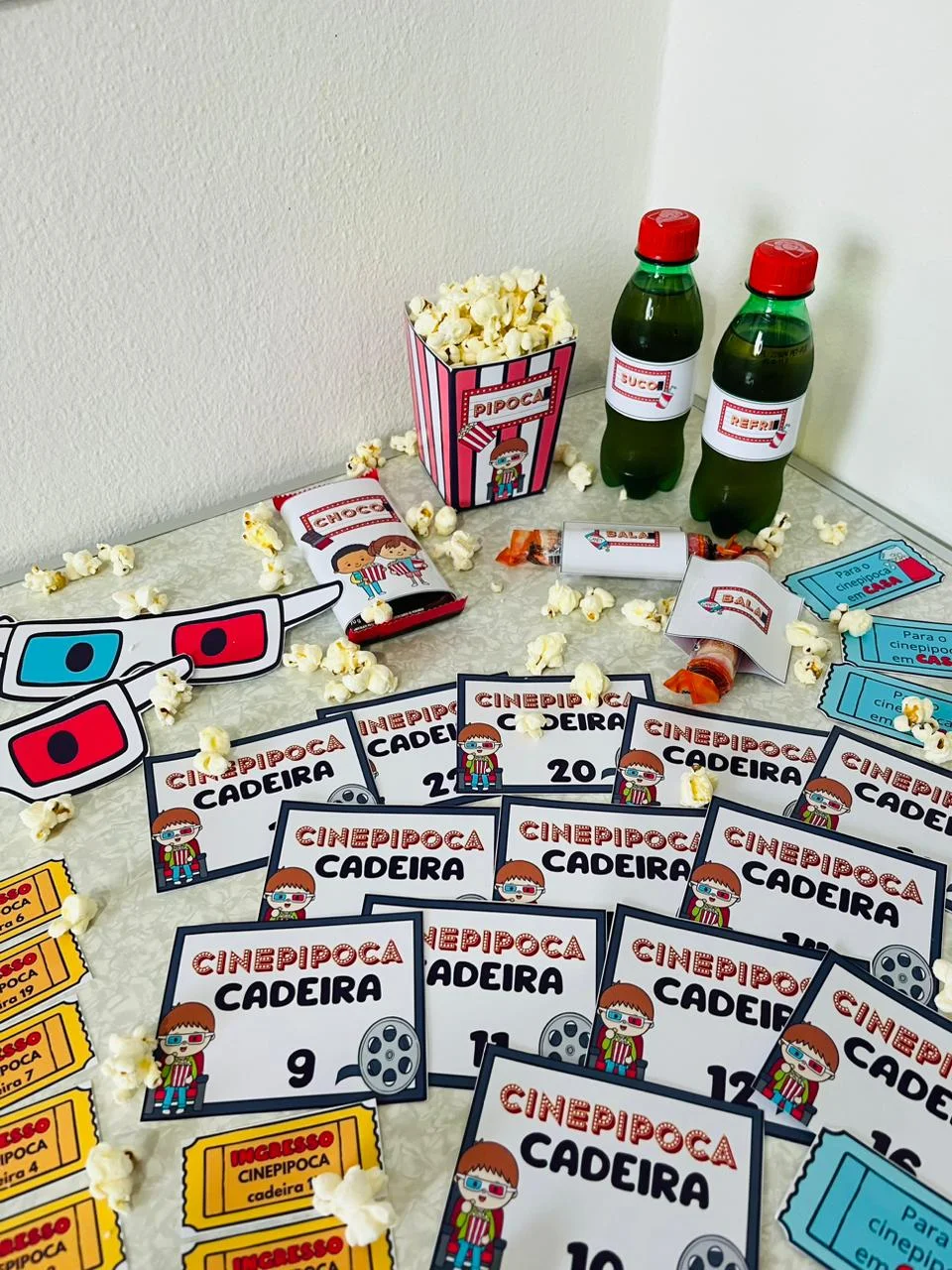 Kit Cinepipoca – Cinema na Escola Completo para Imprimir — capa do material