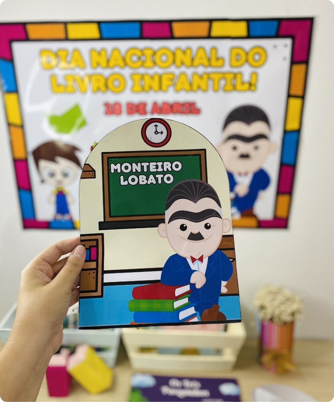 Kit comemorativo de Dia do Livro Infantil para imprimir — amostra 3: O que o material oferece