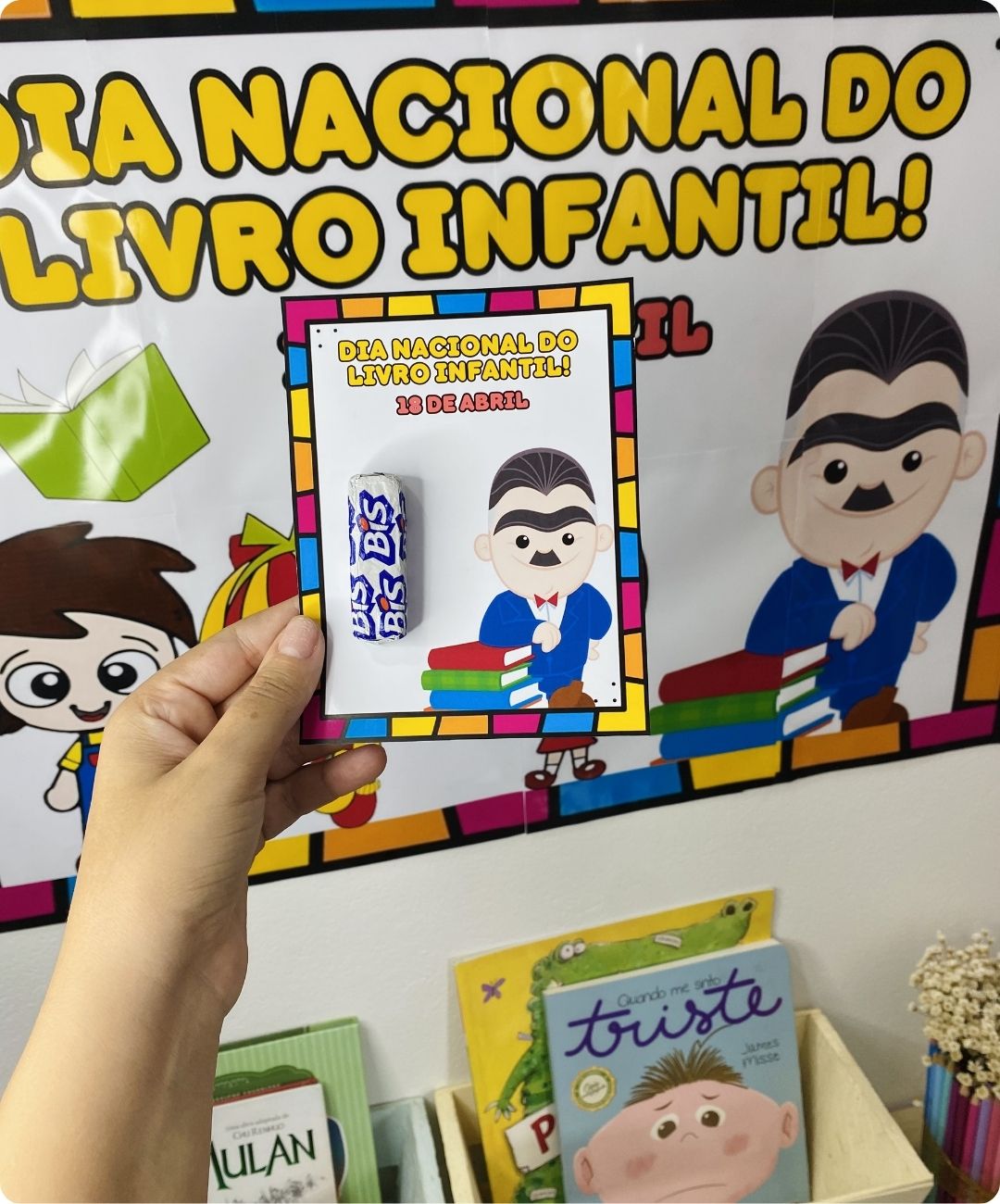 Kit comemorativo de Dia do Livro Infantil para imprimir — amostra 5: Leve a celebração do Dia Nacional do Livro Infantil à…