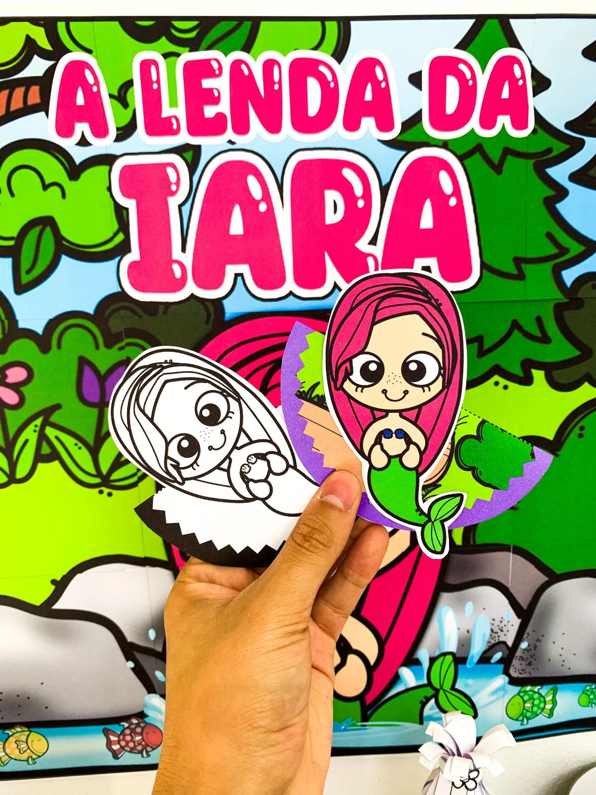 Kit Completo a Lenda da Iara - Folclore Brasileiro — amostra 4: O Kit Iara foi criado pra facilitar sua rotina e…