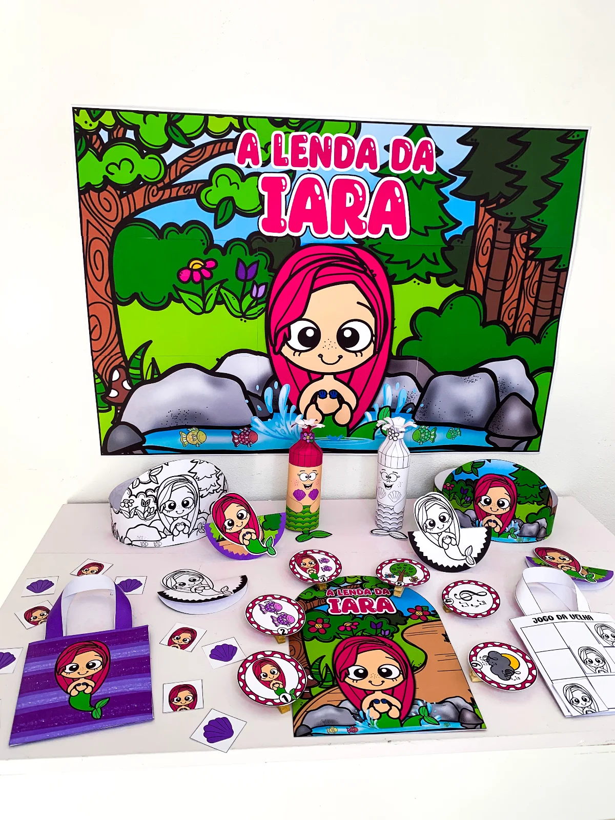 Kit Completo a Lenda da Iara - Folclore Brasileiro — Português para Educação Infantil: O Kit Iara foi criado pra facilitar…