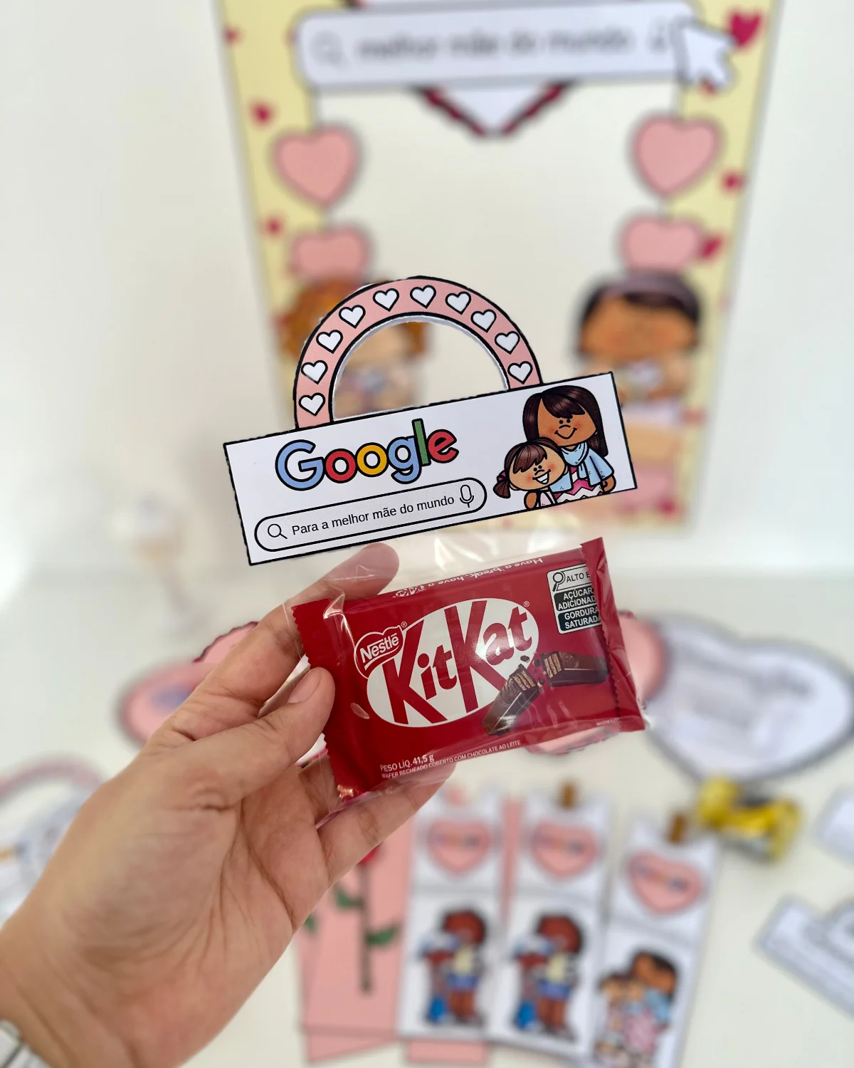 Kit Completo Dia das Mães - Tema Google – Material Pedagógico — amostra 2: Kit Completo Dia das Mães com o tema Google