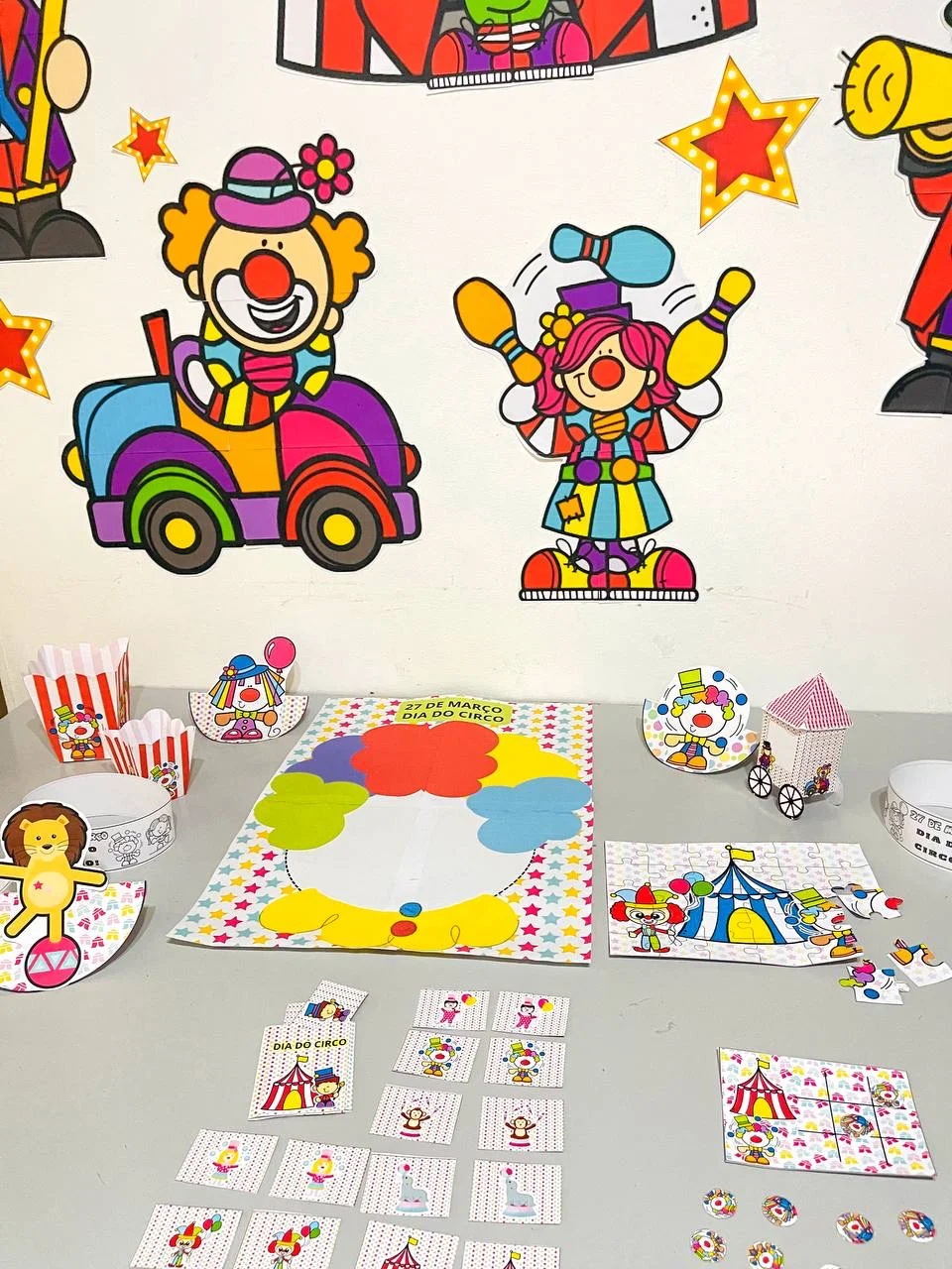 Kit Completo Dia do Circo – Painel, Jogos, Adereços e Atividades — Jogos pedagógicos para Educação Infantil: Kit completo…