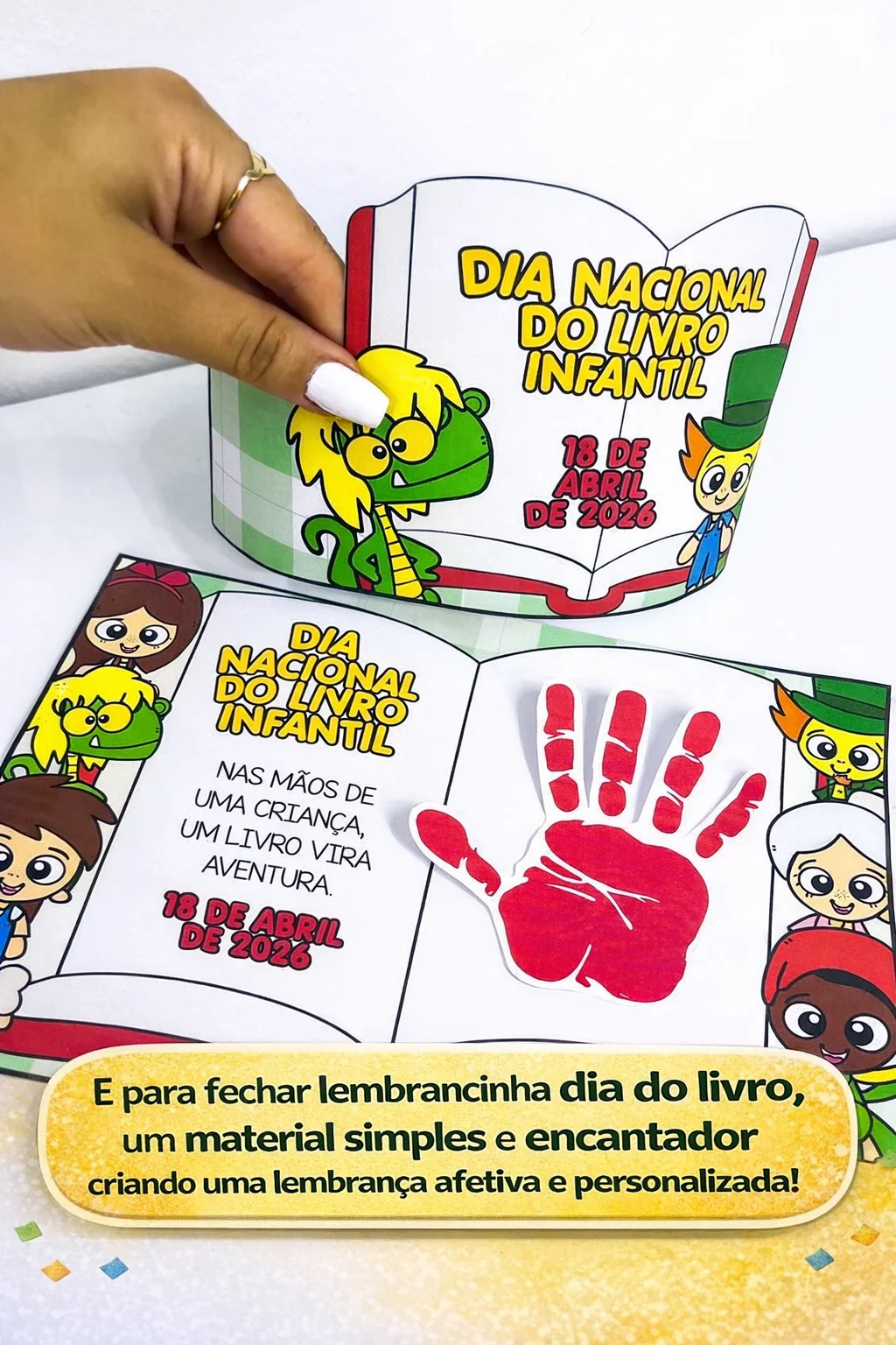 Kit completo dia do livro — amostra 4: ✨ PROFESSORA, SEM TEMPO PARA PLANEJAR O DIA DO LIVRO