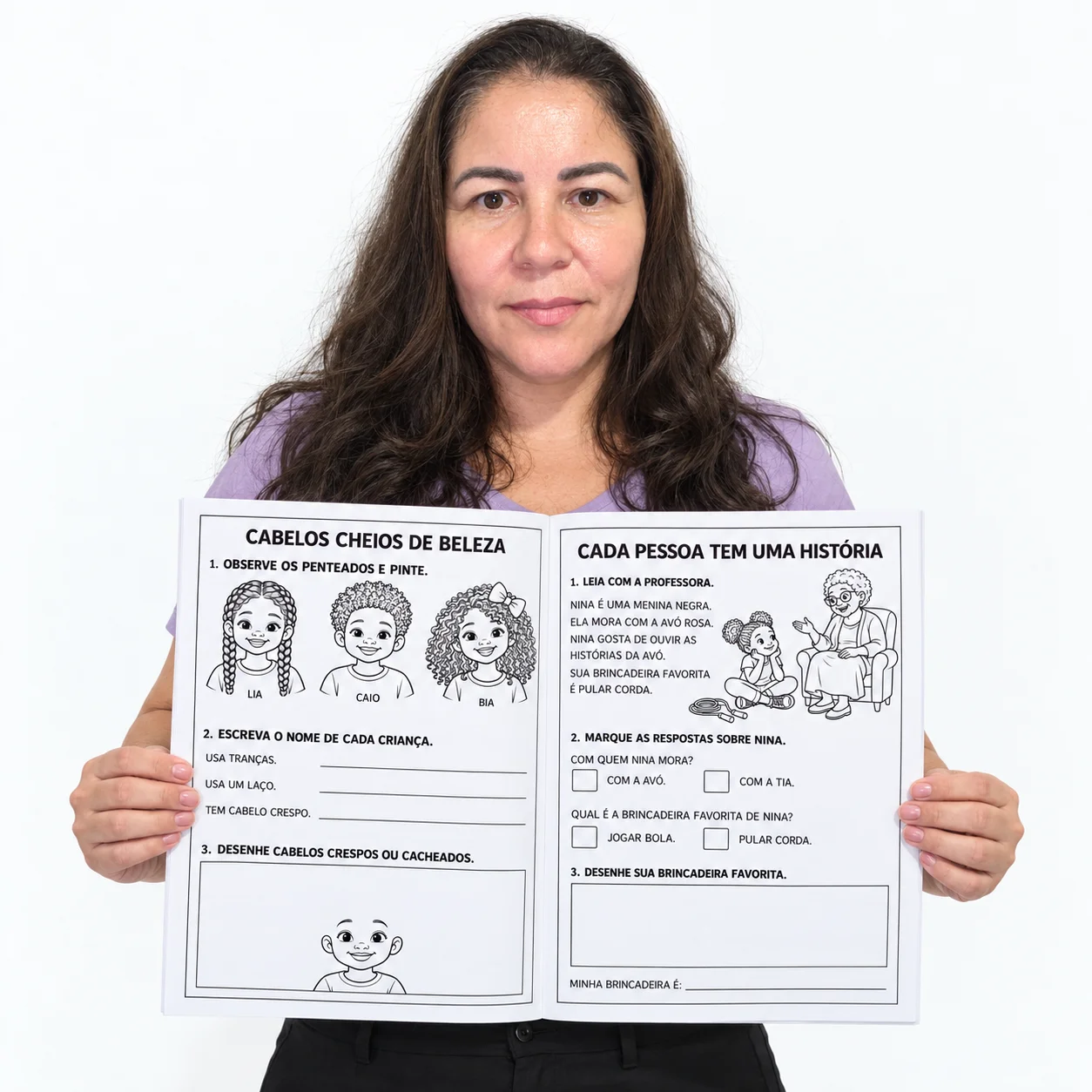 Kit Consciência Negra – 15 Atividades para 1º e 2º Ano — amostra 3: Para quem é indicado Kit Consciência Negra – 15 Atividades para 1º e 2º Ano — amostra 3: Para quem é indicado