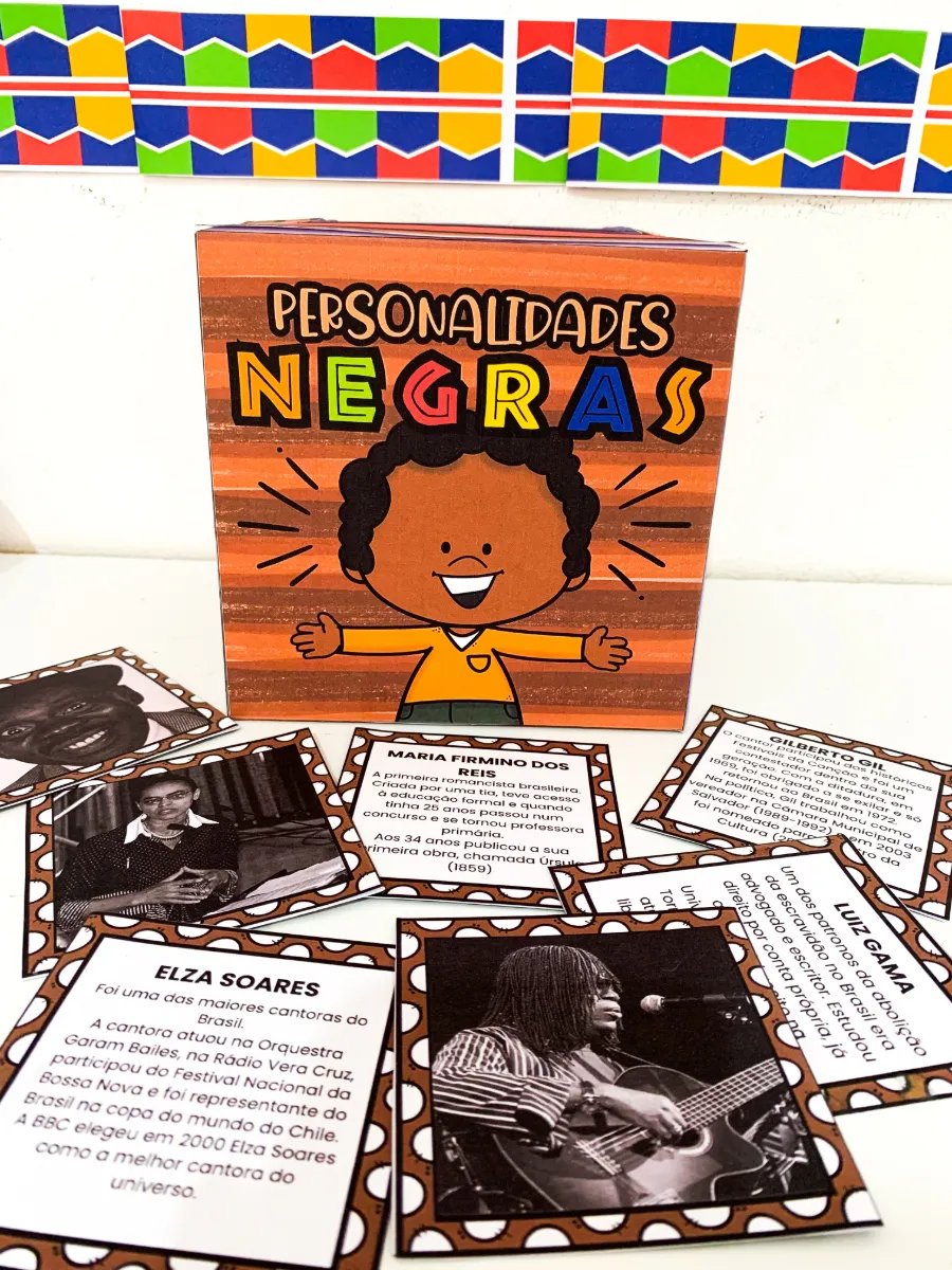 Kit Consciência Negra Completo: Parte 1 e 2 — amostra 1: Kit completo para Consciência Negra com painel, atividades, caixa,…