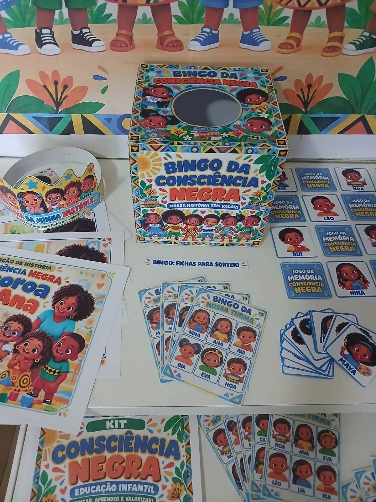 Kit Consciência Negra Educação Infantil: Bingo e História. — amostra 1: ✨ Leve para sua turma uma proposta que une…
