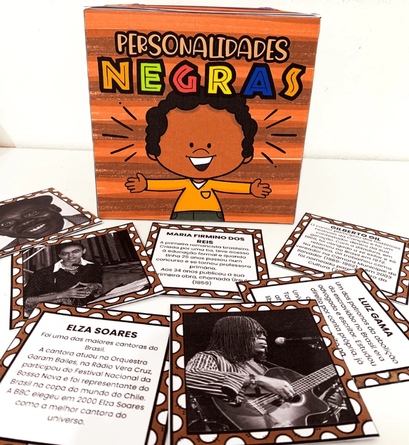 Kit Consciência Negra em PDF para Educação Infantil e Fund I — amostra 2: O que vem no material