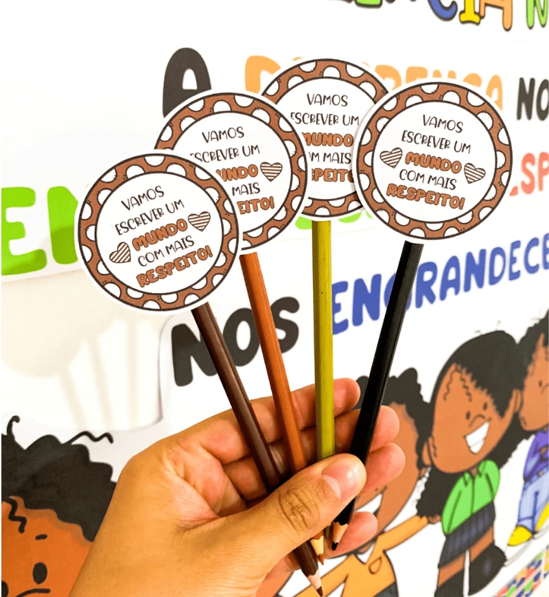 Kit Consciência Negra em PDF para Educação Infantil e Fund I — amostra 7: Aborde a Consciência Negra com recursos visuais,…