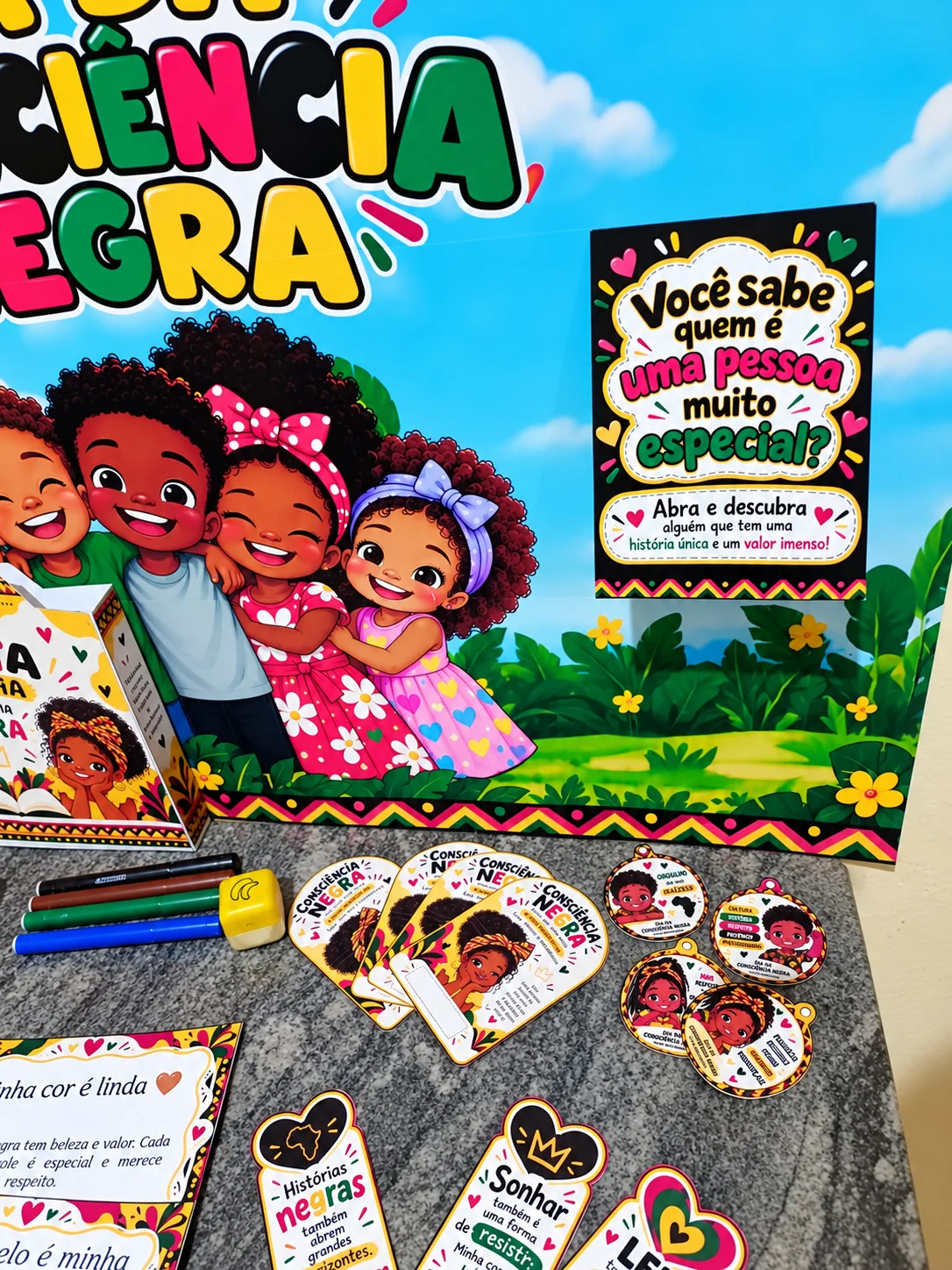 Kit Consciência Negra – Identidade, Cultura e Atividades para Imprimir — amostra 2: Propostas para utilizar em sala de aula?