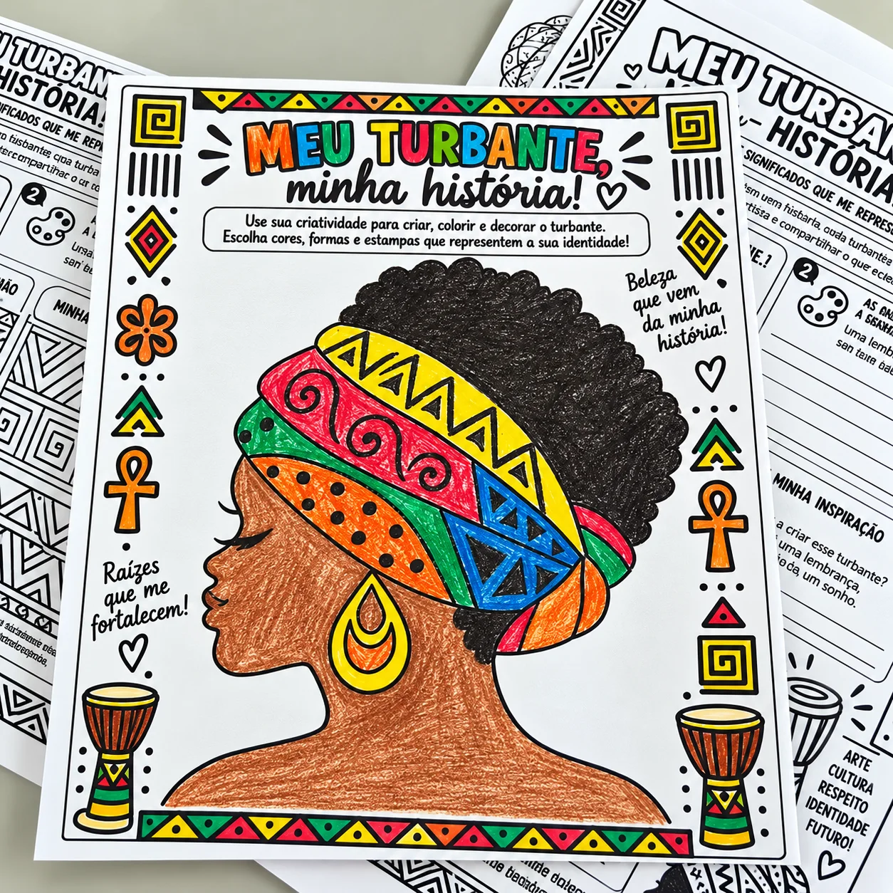 Kit Consciência Negra / Mulheres Negras que Fizeram História — capa do material