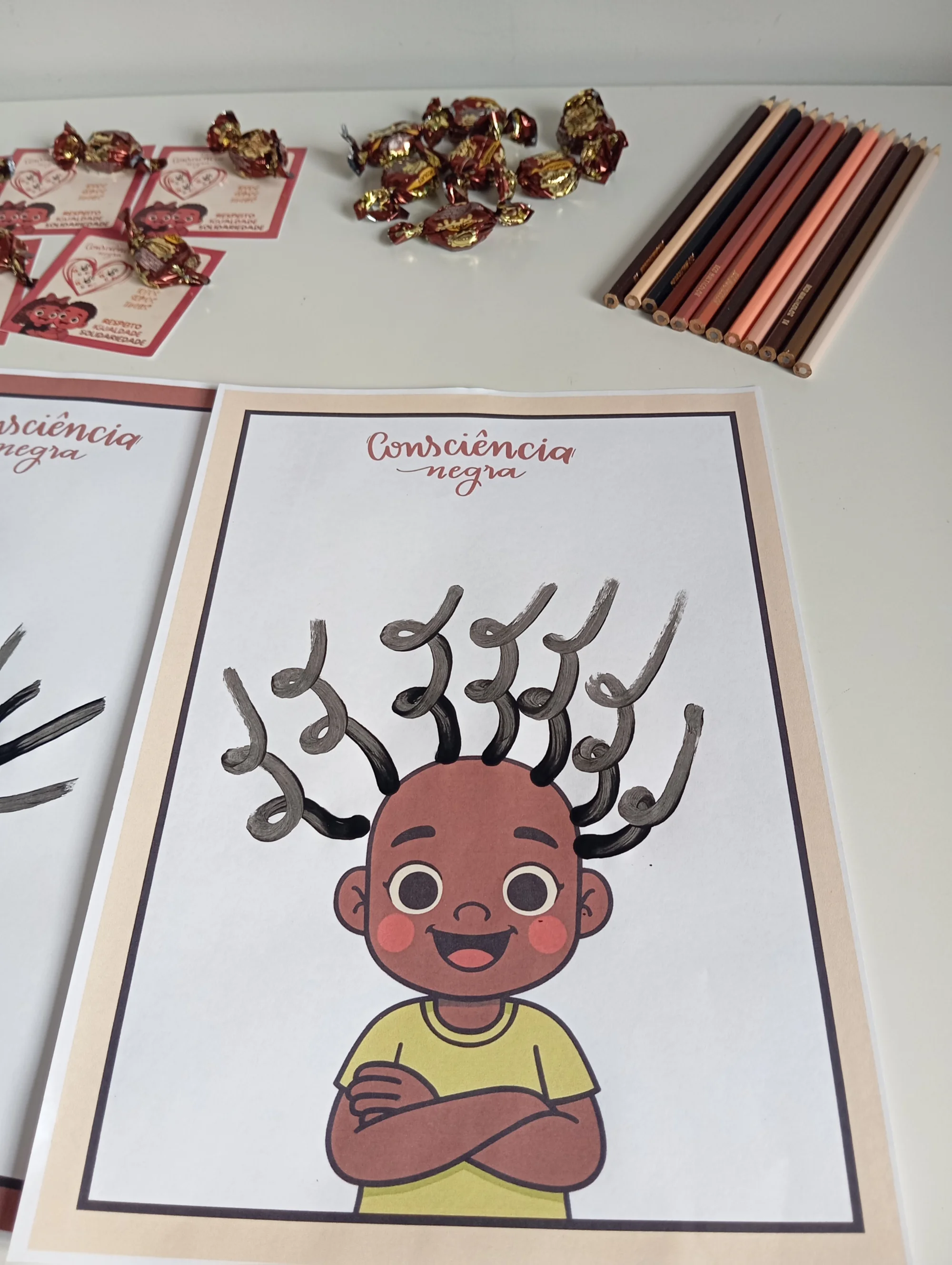 ✊🏿Kit - Consciência Negra | Painel + Cartãozinho + Atividade Interativa✊🏿 — amostra 3: Um material educativo e cheio de… ✊🏿Kit - Consciência Negra | Painel + Cartãozinho + Atividade Interativa✊🏿 — amostra 3: Um material educativo e cheio de…