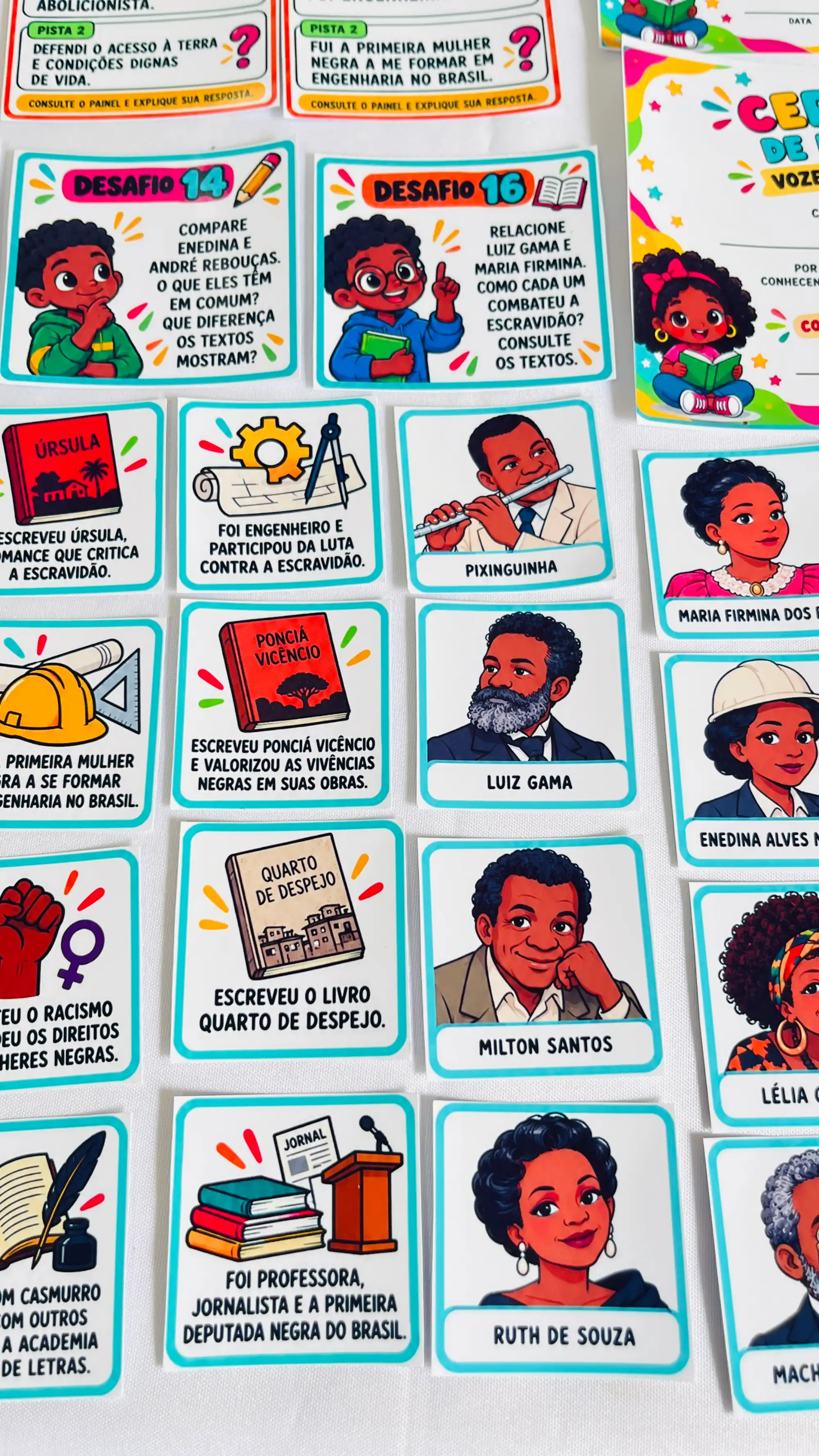 Kit Consciência Negra: Personalidades Inspiradoras — amostra 2: Explore histórias de personalidades negras com painel,… Kit Consciência Negra: Personalidades Inspiradoras — amostra 2: Explore histórias de personalidades negras com painel,…
