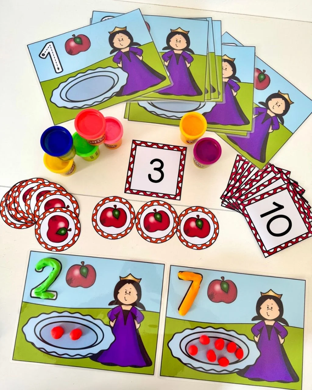 Kit Contando Maçãs - Educação infantil — capa do material