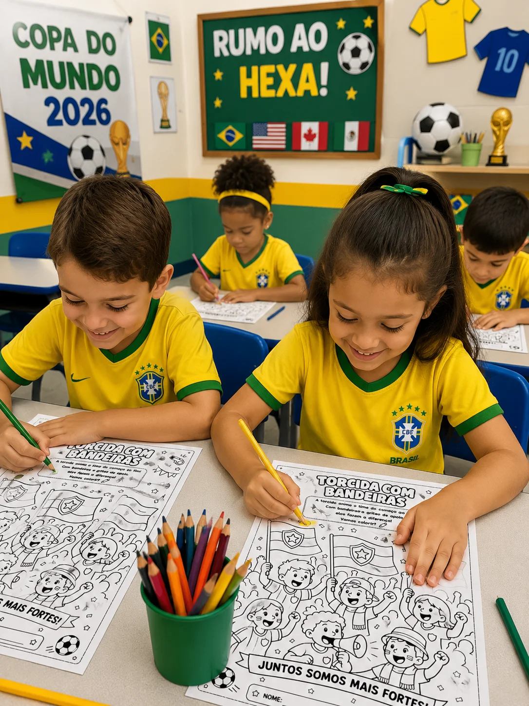 Kit Copa do Mundo 2026 – Atividades de Educação Física Escolar — amostra 4: 👩‍🏫 Indicado para