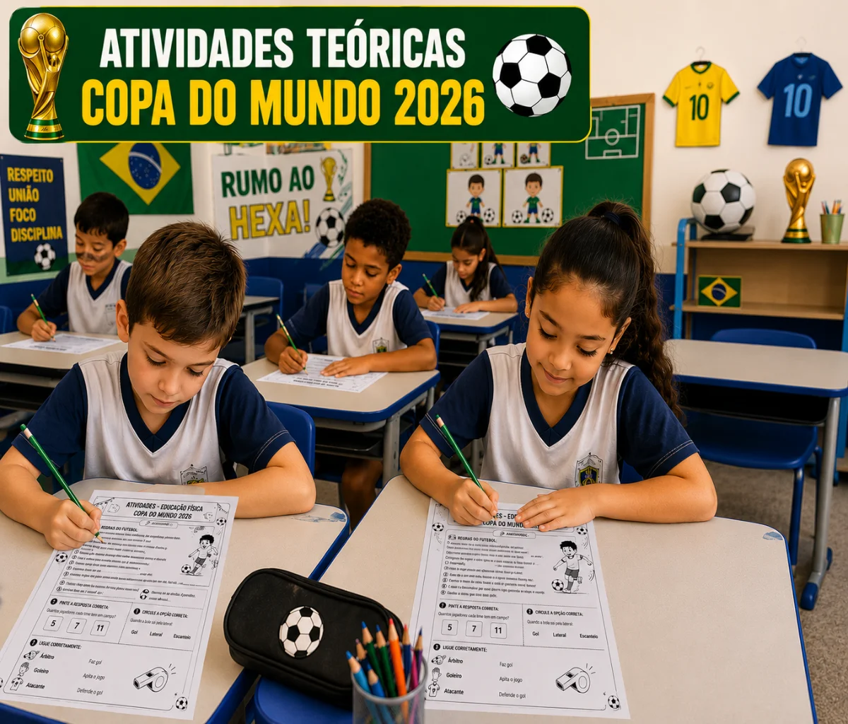 Kit Copa do Mundo 2026 – Atividades de Educação Física Escolar — amostra 5: 📥 Como receberei o material?