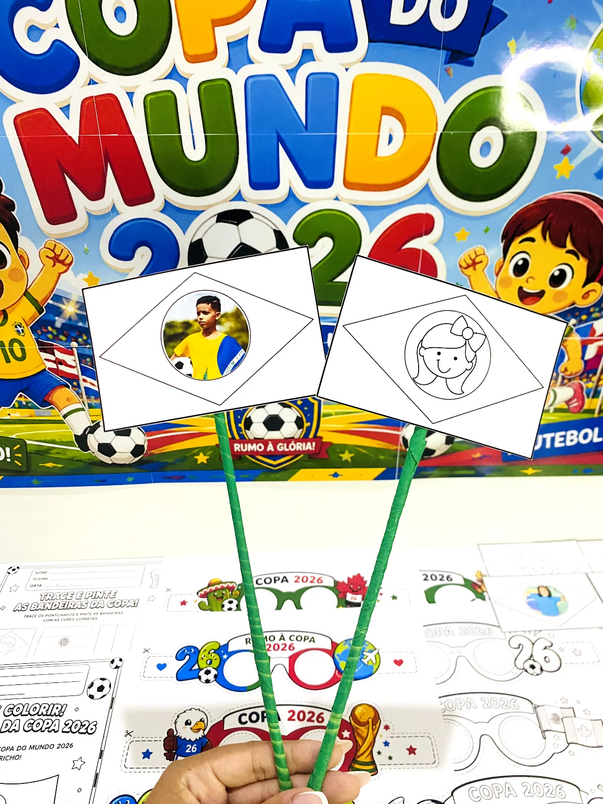 Kit Copa do Mundo 2026 para Imprimir | Atividades Educativas + Painel — amostra 6: Leve a magia do futebol para a sala de…