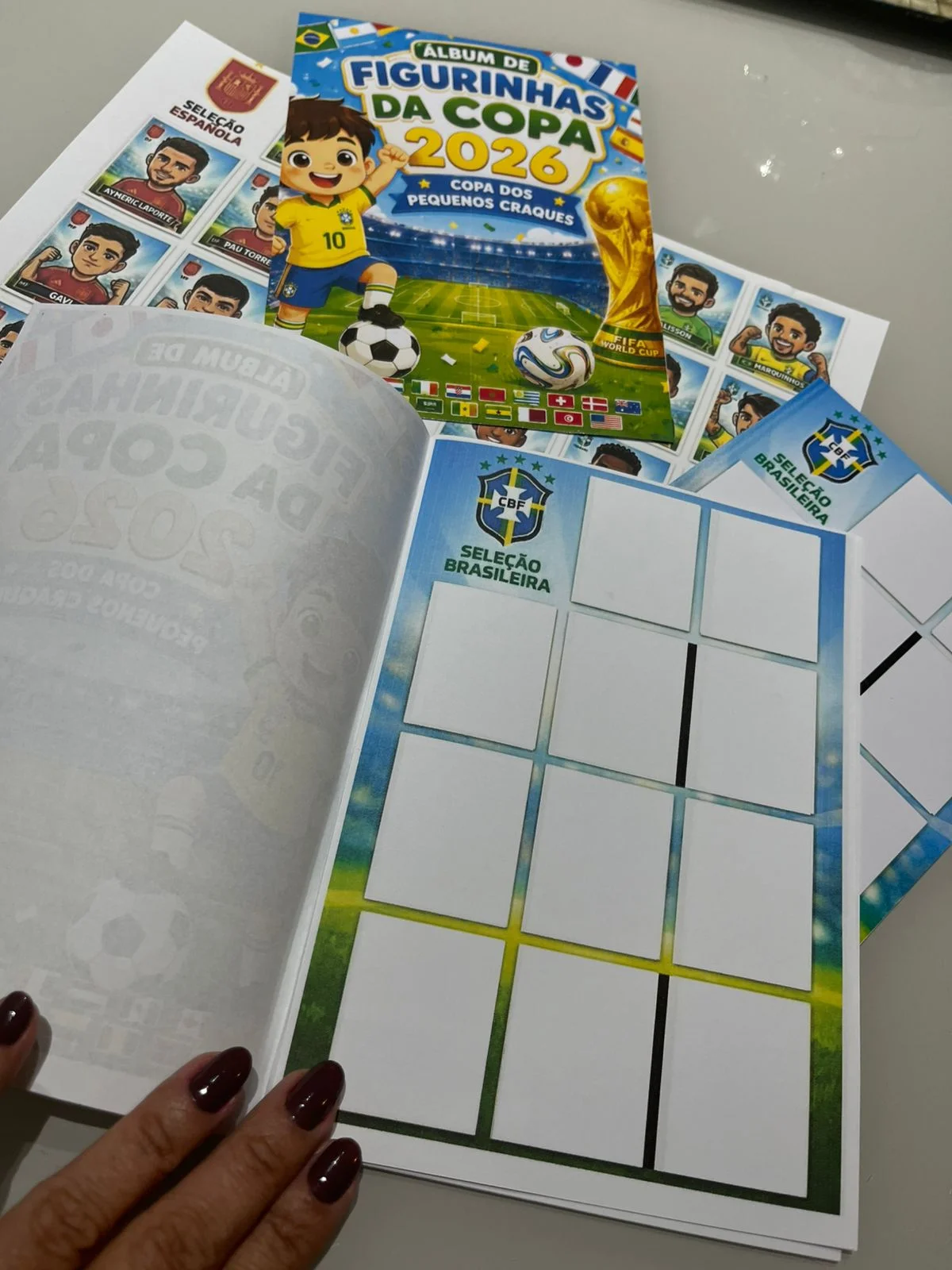 Kit Copa do Mundo com Álbum de Figuras e Muito Mais! — amostra 6: Kit pedagógico completo com atividades de alfabetização,…