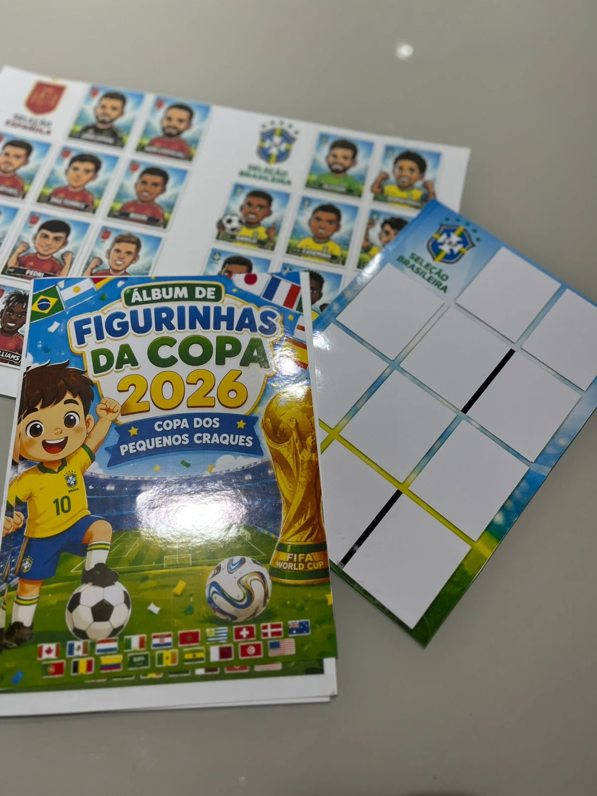 Kit Copa do Mundo com Álbum de Figuras e Muito Mais! — amostra 7: Kit pedagógico completo com atividades de alfabetização,…