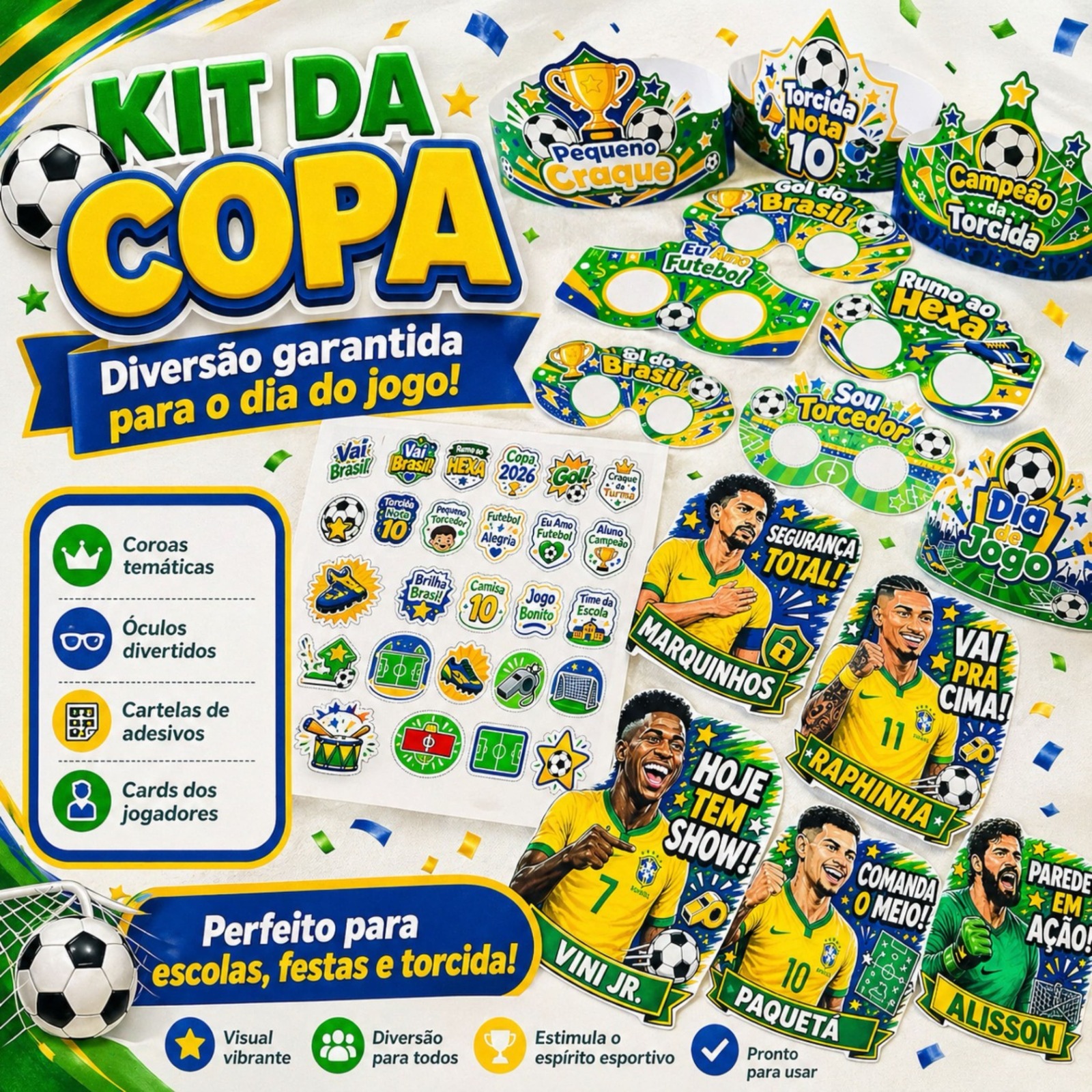 Kit copa do mundo – PDF para Imprimir — Apostilas para Todas as séries: Kit Copa do Mundo