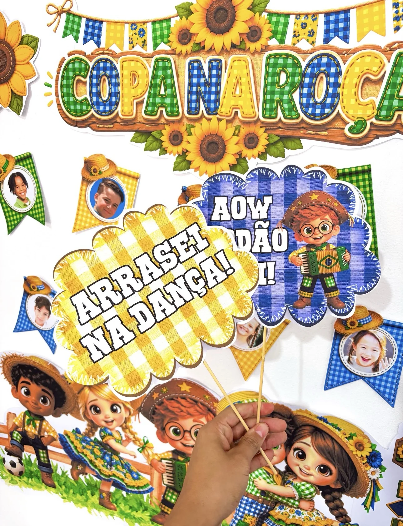 Kit copa na roça — amostra 2: 🌽⚽🇧🇷 SE A SUA FESTA JUNINA JÁ É UM SUCESSO… IMAGINA COM UMA COPA NA ROÇA