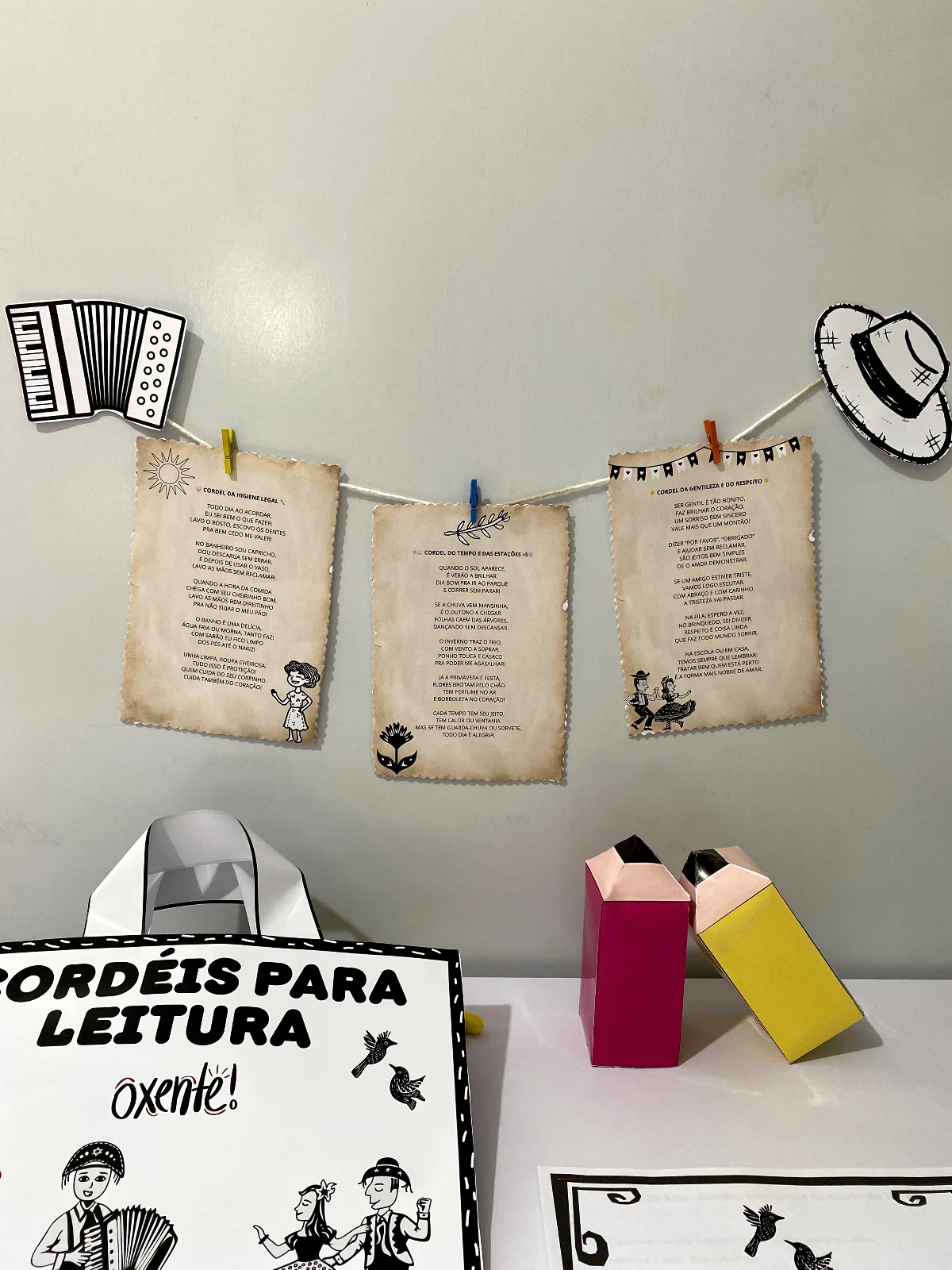 Kit: Cordéis para Leitura + Plano de Aula — amostra 1: Chegou um material encantador para trabalhar com suas crianças da…