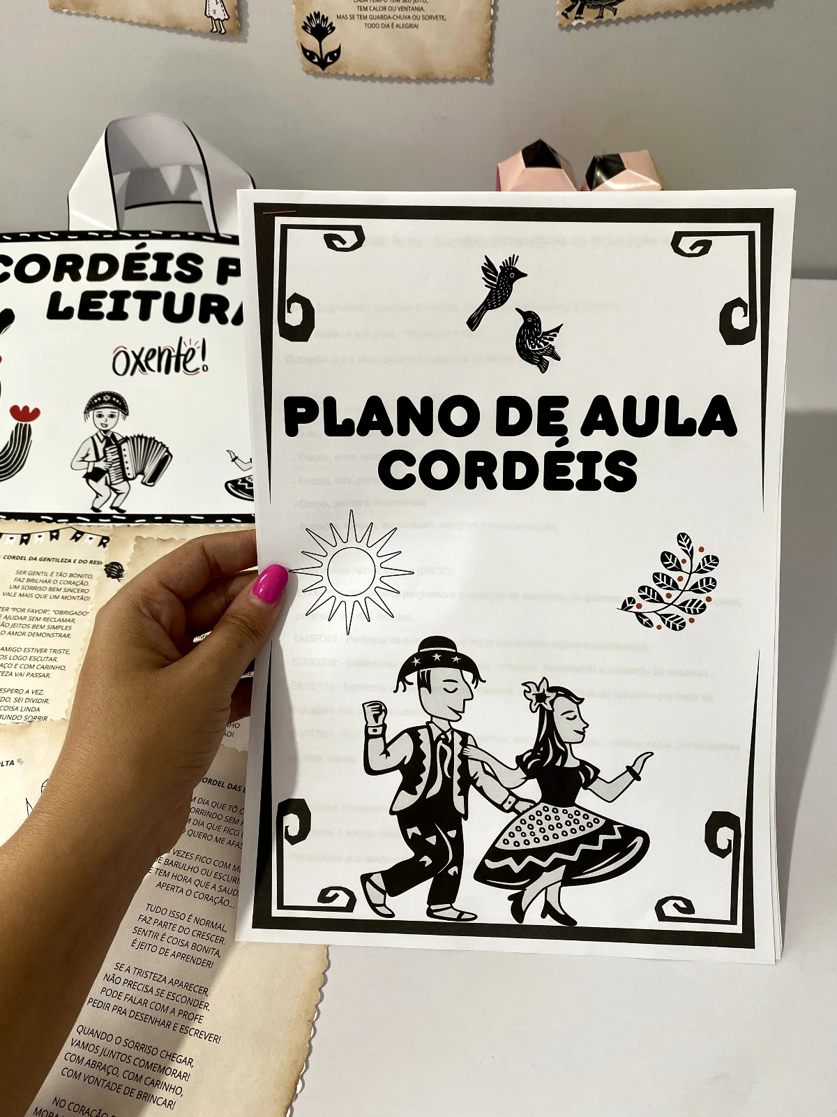 Kit: Cordéis para Leitura + Plano de Aula — amostra 3: Chegou um material encantador para trabalhar com suas crianças da…