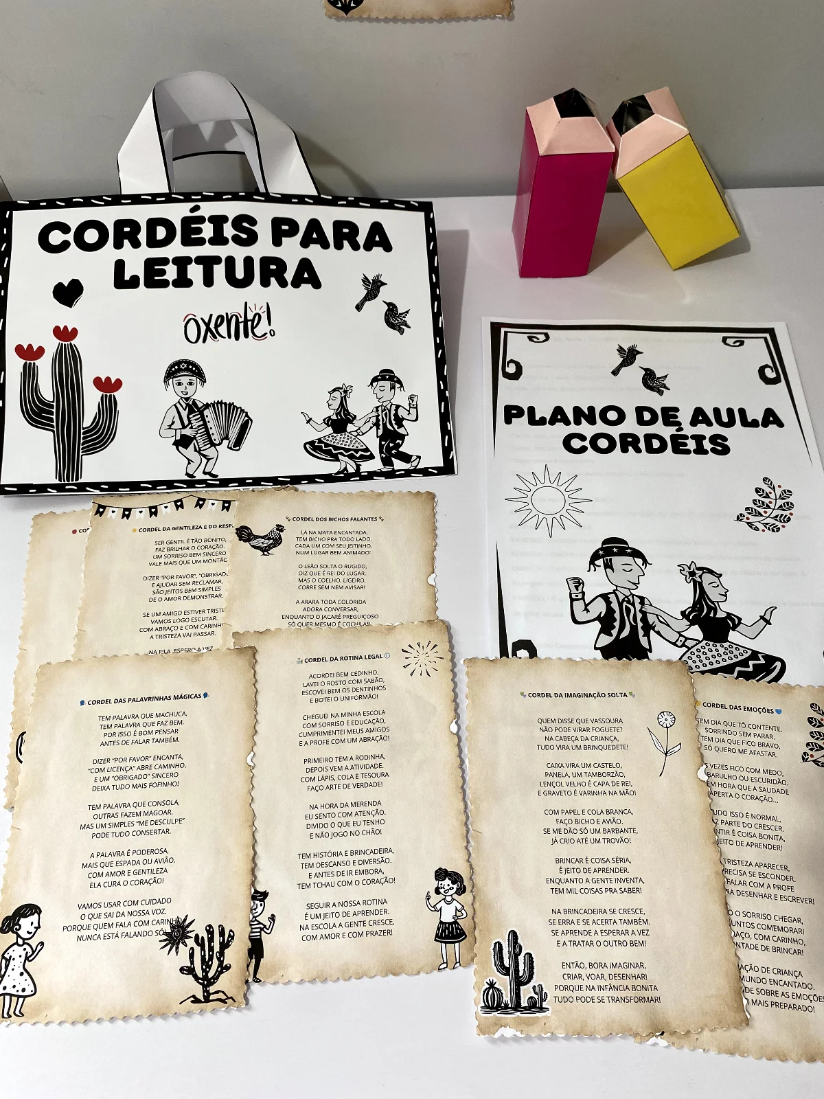 Kit: Cordéis para Leitura + Plano de Aula — capa do material