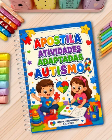 Kit De Atividades Adaptadas para Autismo Educação Infantil — amostra 1: Quantidade: 52 páginas.