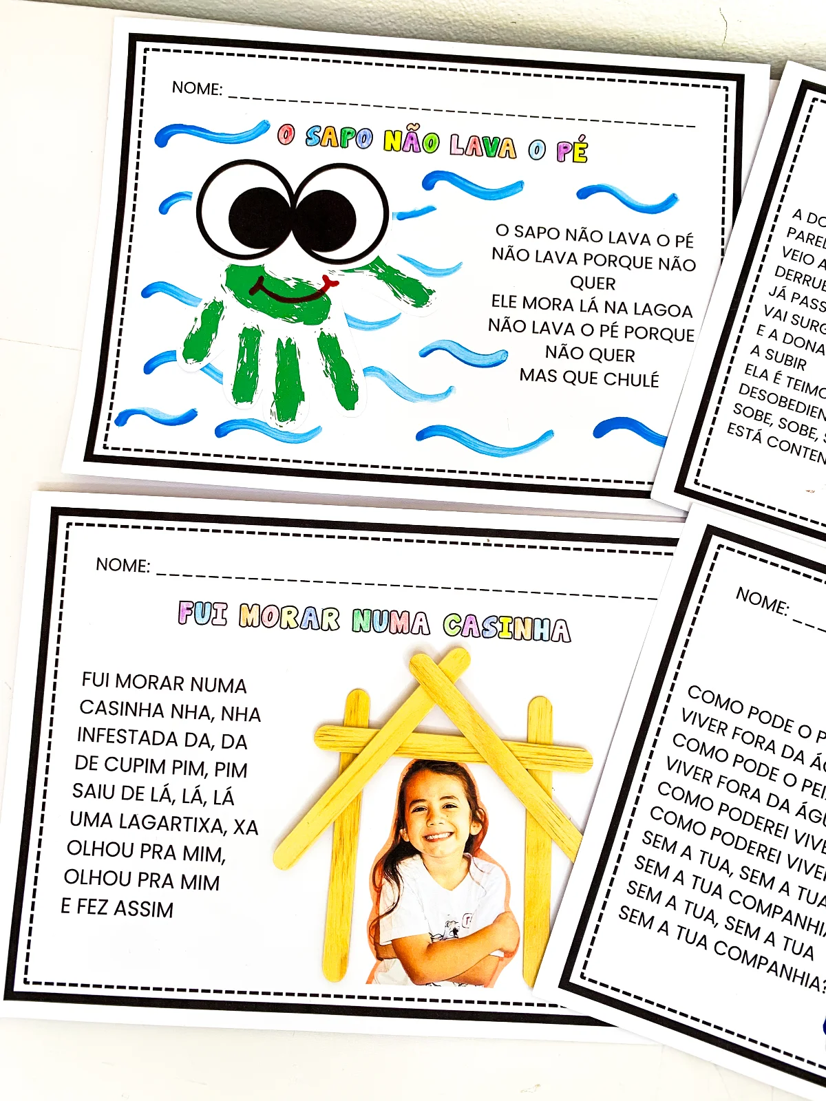 Kit de Atividades Cantigas - Música, arte e desenvolvimento infantil — amostra 3: Um kit que une música, arte e…
