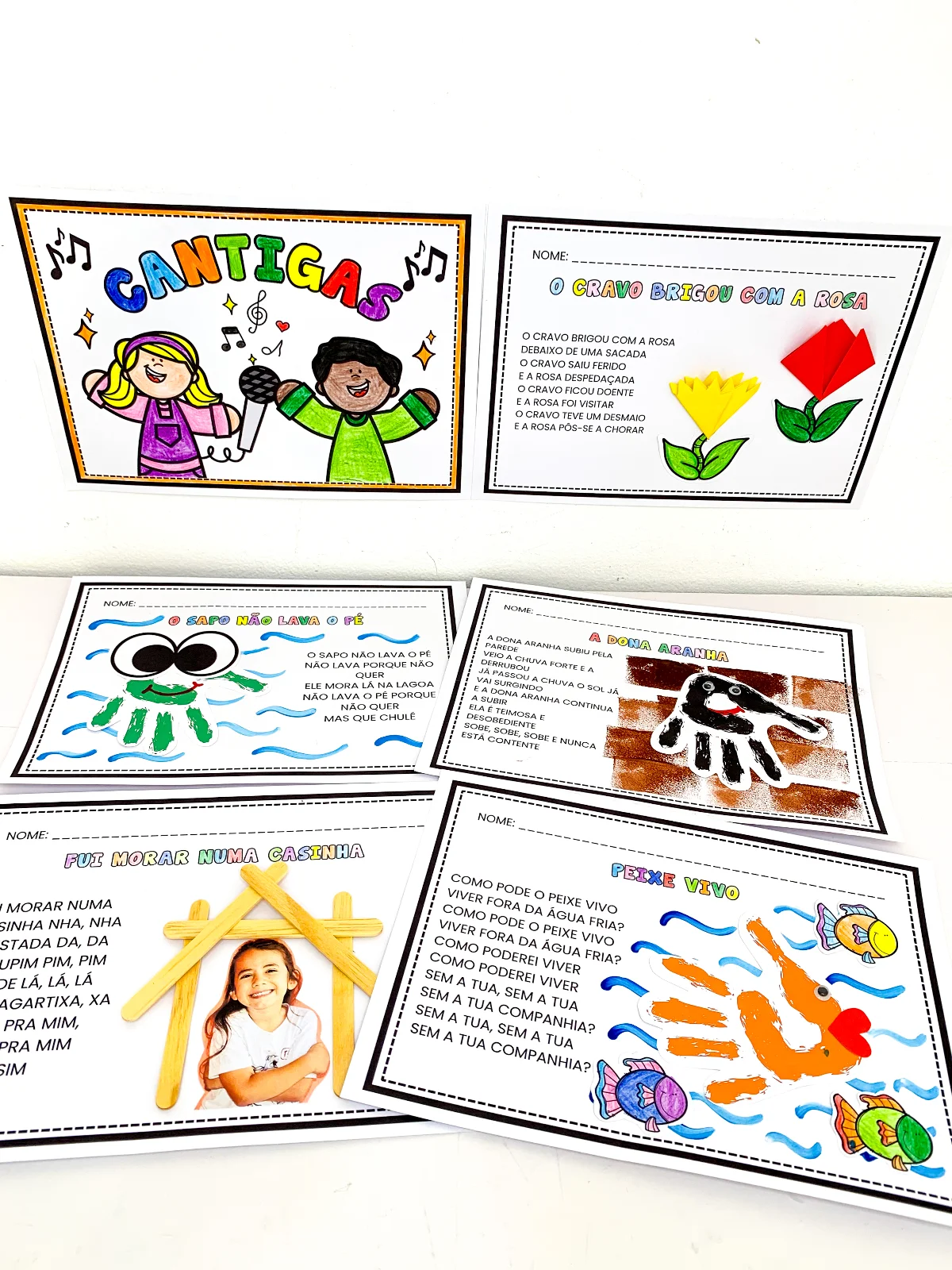 Kit de Atividades Cantigas - Música, arte e desenvolvimento infantil — capa do material
