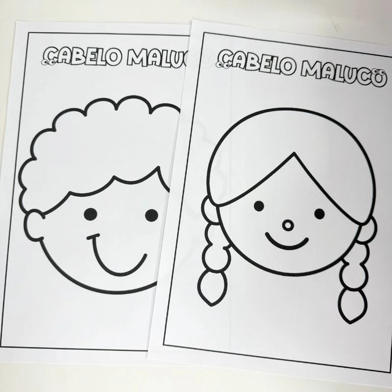 Kit de atividades dia das crianças — amostra 1: Descubra a diversão com este incrível arquivo em PDF de colorir “Meia…