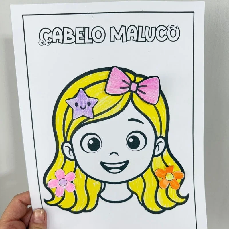 Kit de atividades dia das crianças — amostra 6: Descubra a diversão com este incrível arquivo em PDF de colorir “Meia…