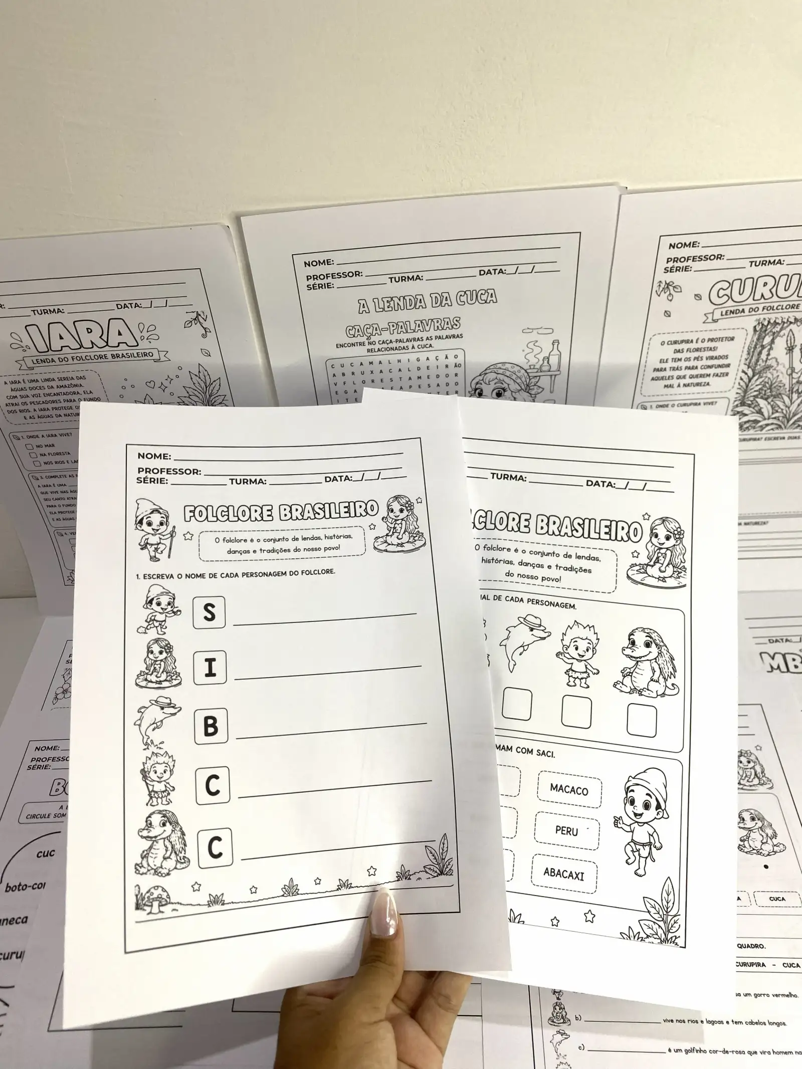 Kit de Atividades — Folclore Brasileiro | 1º e 2º Ano — capa do material
