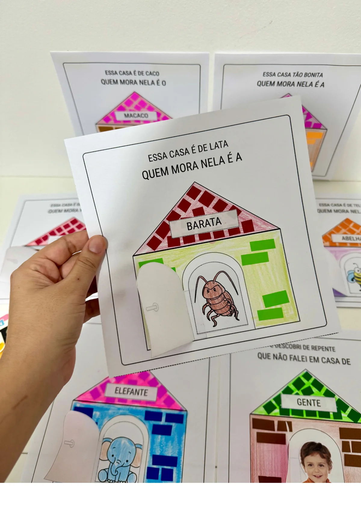 KIT DE ATIVIDADES INTERATIVAS – A CASA E O SEU DONO — amostra 3: Um recurso educativo e interativo com 7 páginas de…