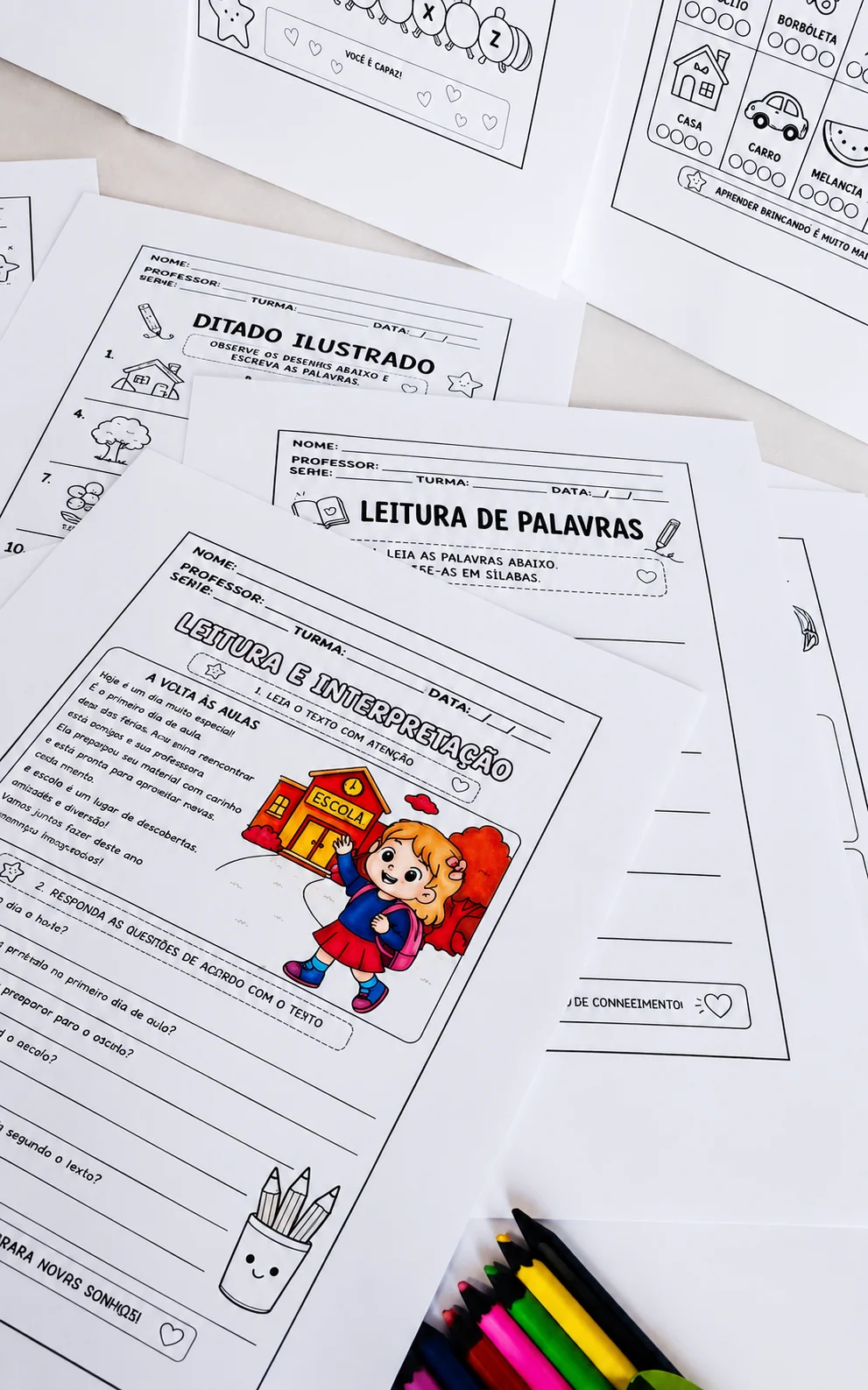 Kit de Atividades Volta às Aulas - Alfabetização — Alfabetização para 2º ano: Kit de Atividades Volta às Aulas –…