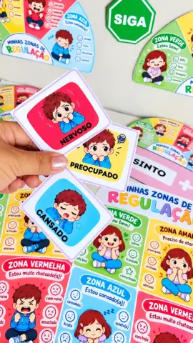 Kit de Autorregulação – Zonas das Emoções (cópia) — amostra 3: Um recurso visual e lúdico para auxiliar a criança a… Kit de Autorregulação – Zonas das Emoções (cópia) — amostra 3: Um recurso visual e lúdico para auxiliar a criança a…