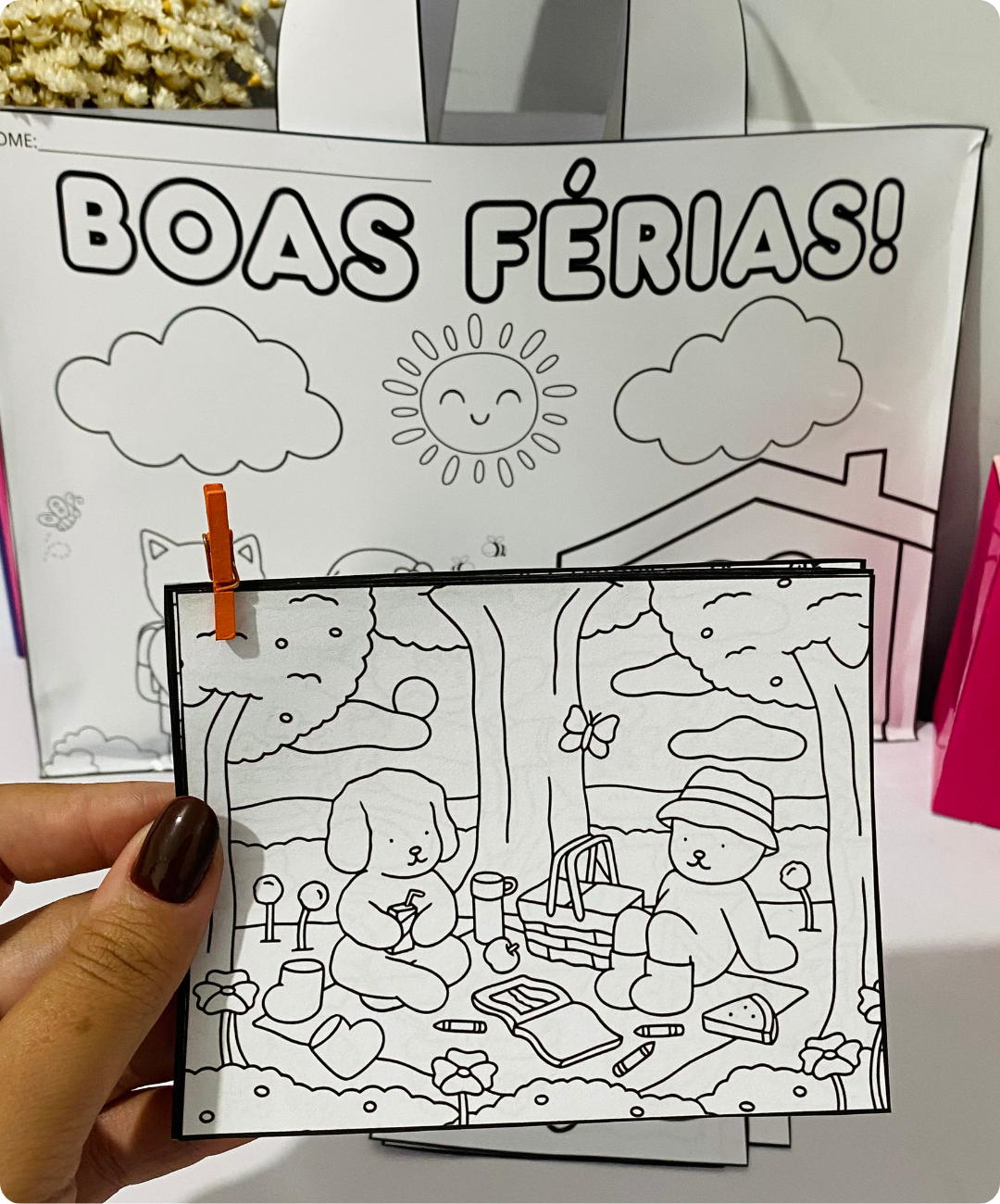 Kit de boas férias Bobbie para imprimir — amostra 1: Uma proposta para o momento de desejar boas férias
