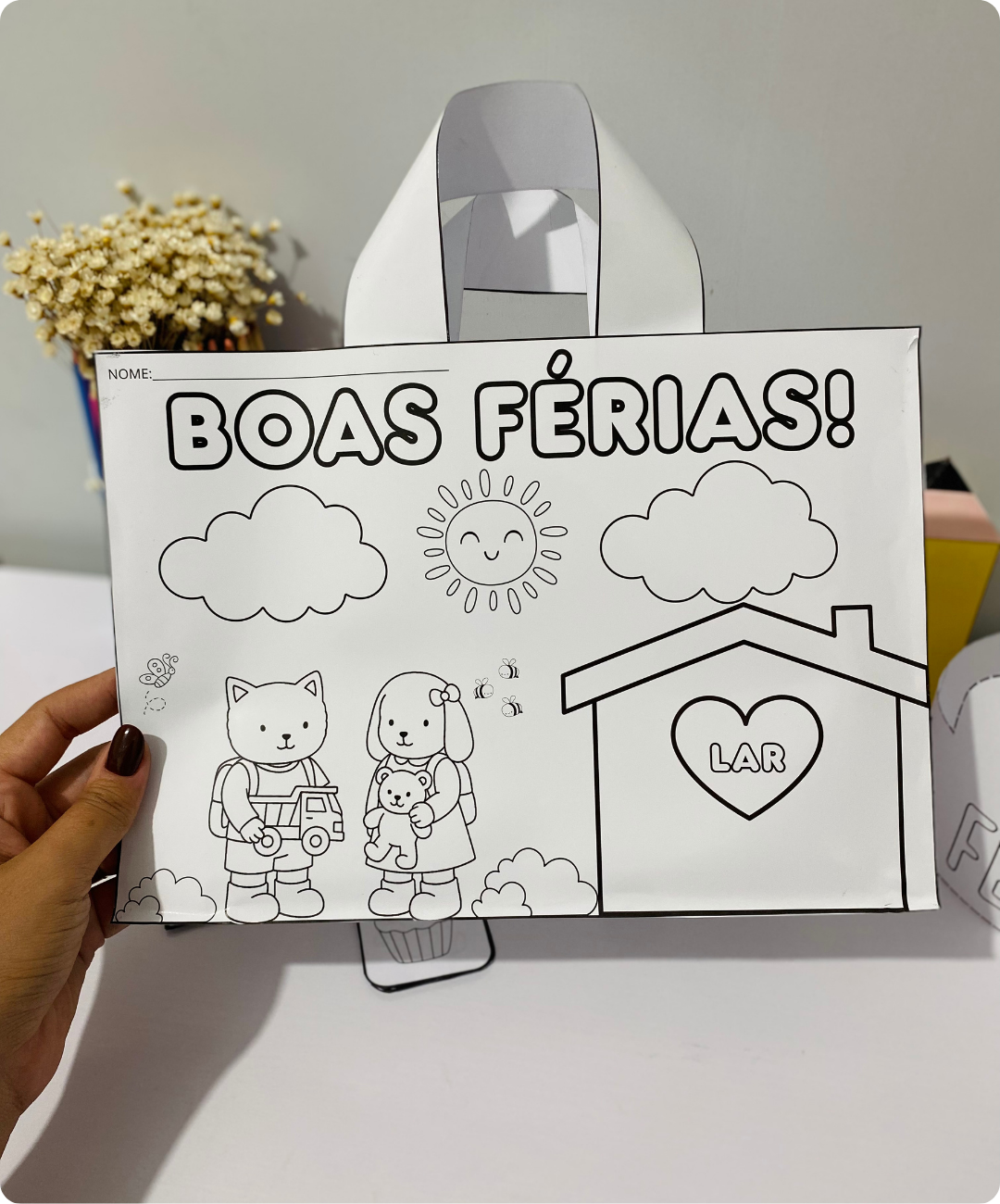 Kit de boas férias Bobbie para imprimir — amostra 2: Como aplicar com a turma