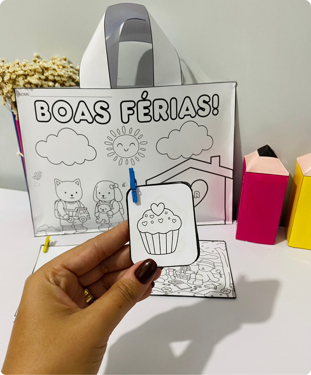 Kit de boas férias Bobbie para imprimir — amostra 3: Recursos presentes no PDF