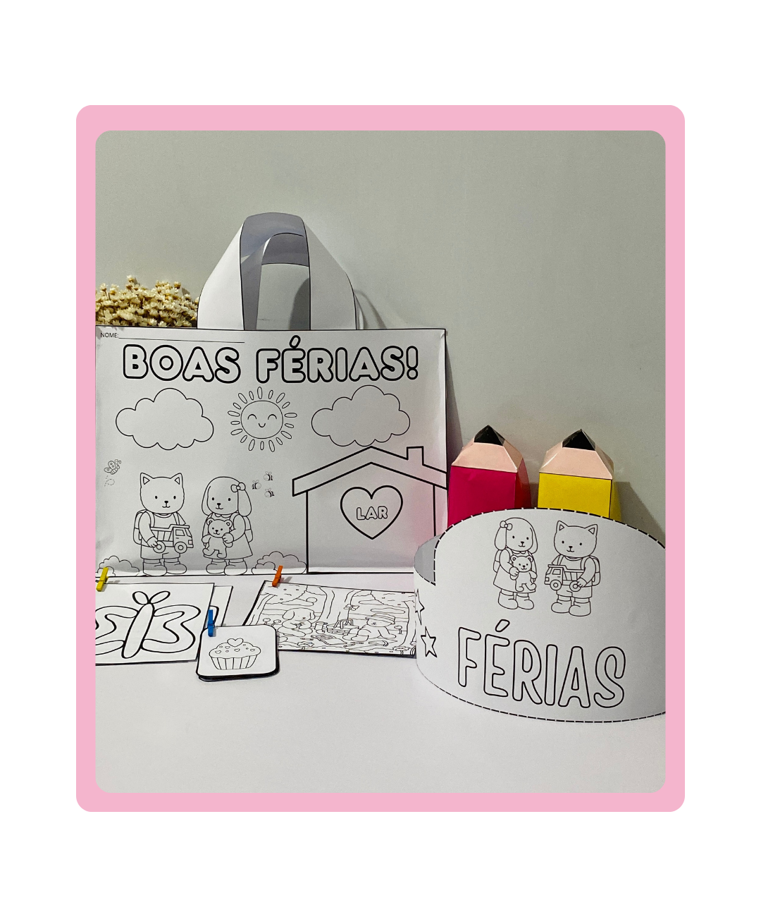 Kit de boas férias Bobbie para imprimir — Jogos pedagógicos para Todas as séries: Prepare uma despedida de férias com…